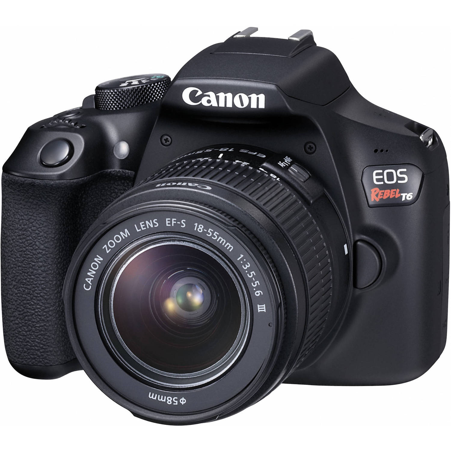USED Canon EOS Rebel T6 DSLR with EF-S 18-55mm f3.5-5.6 IS II Lens