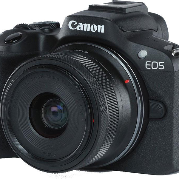 Canon EOS R50 Mirrorless Camera with RF-S 18-45mm F4.5-6.3 IS STM Lens