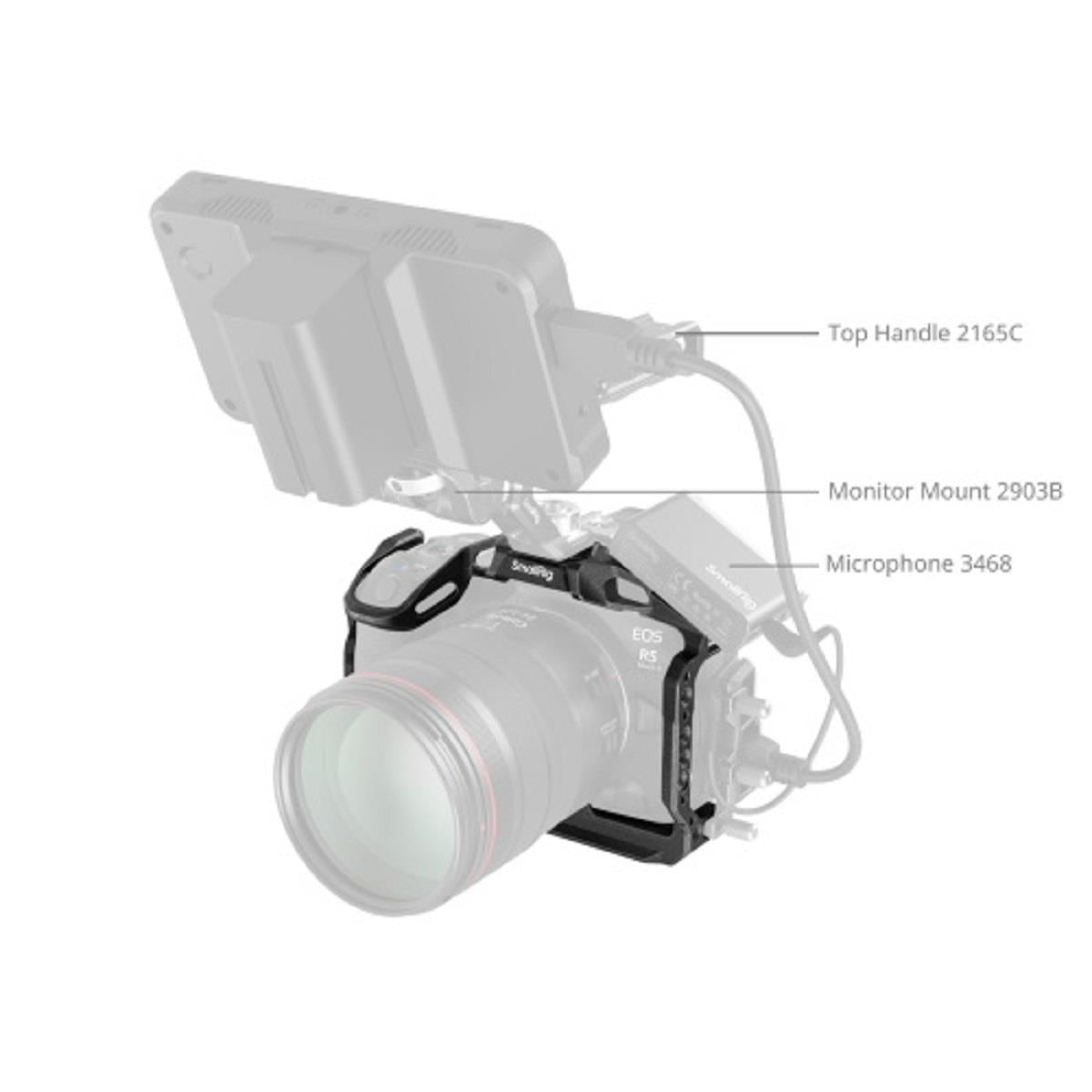 SmallRig 4975B Black Mamba cage for Canon EOS R5 Mark II