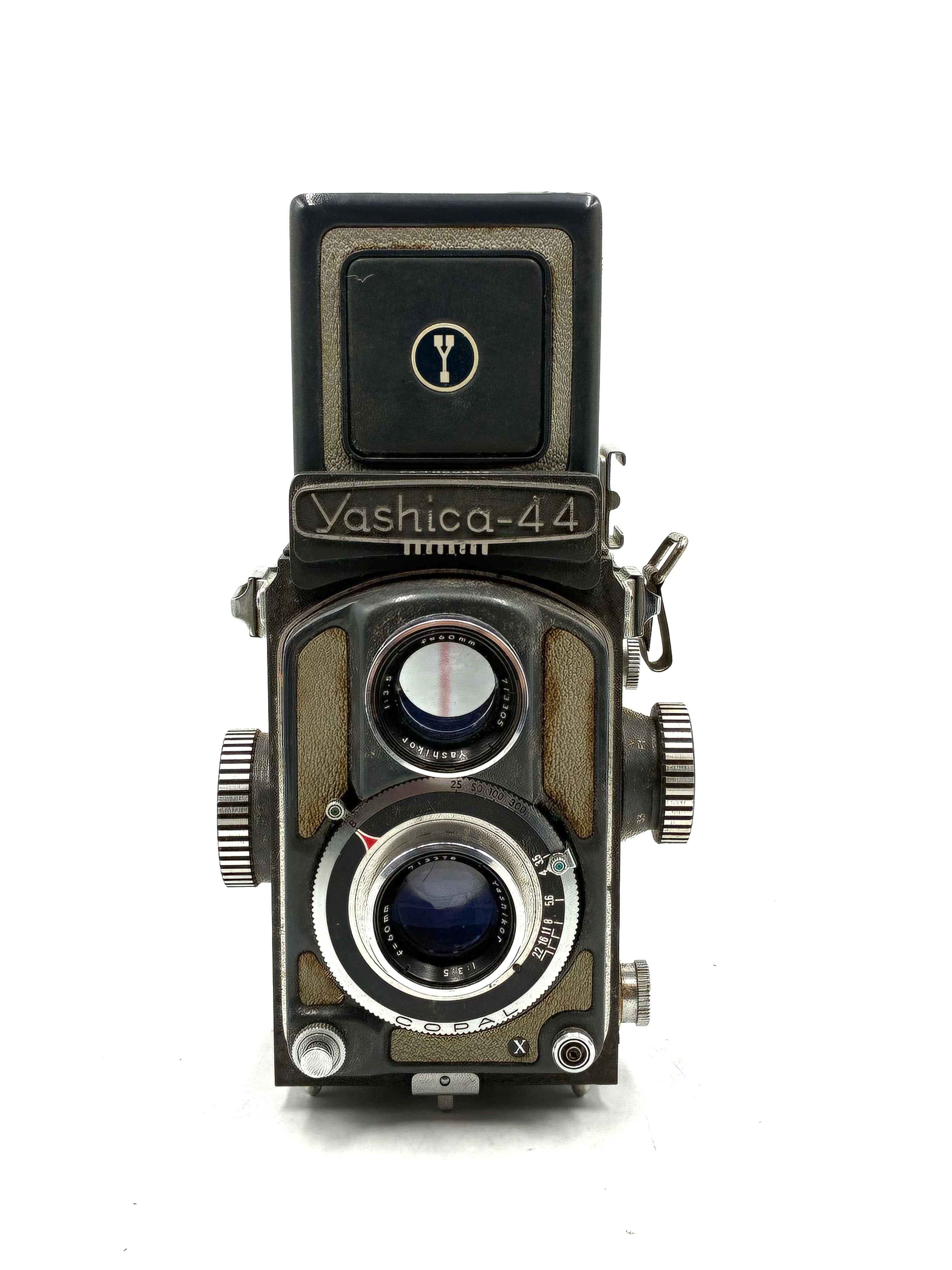 Yashica-44 60mm f/3.5 127 Medium Format Film Camera - AS-IS (READ) (0075)