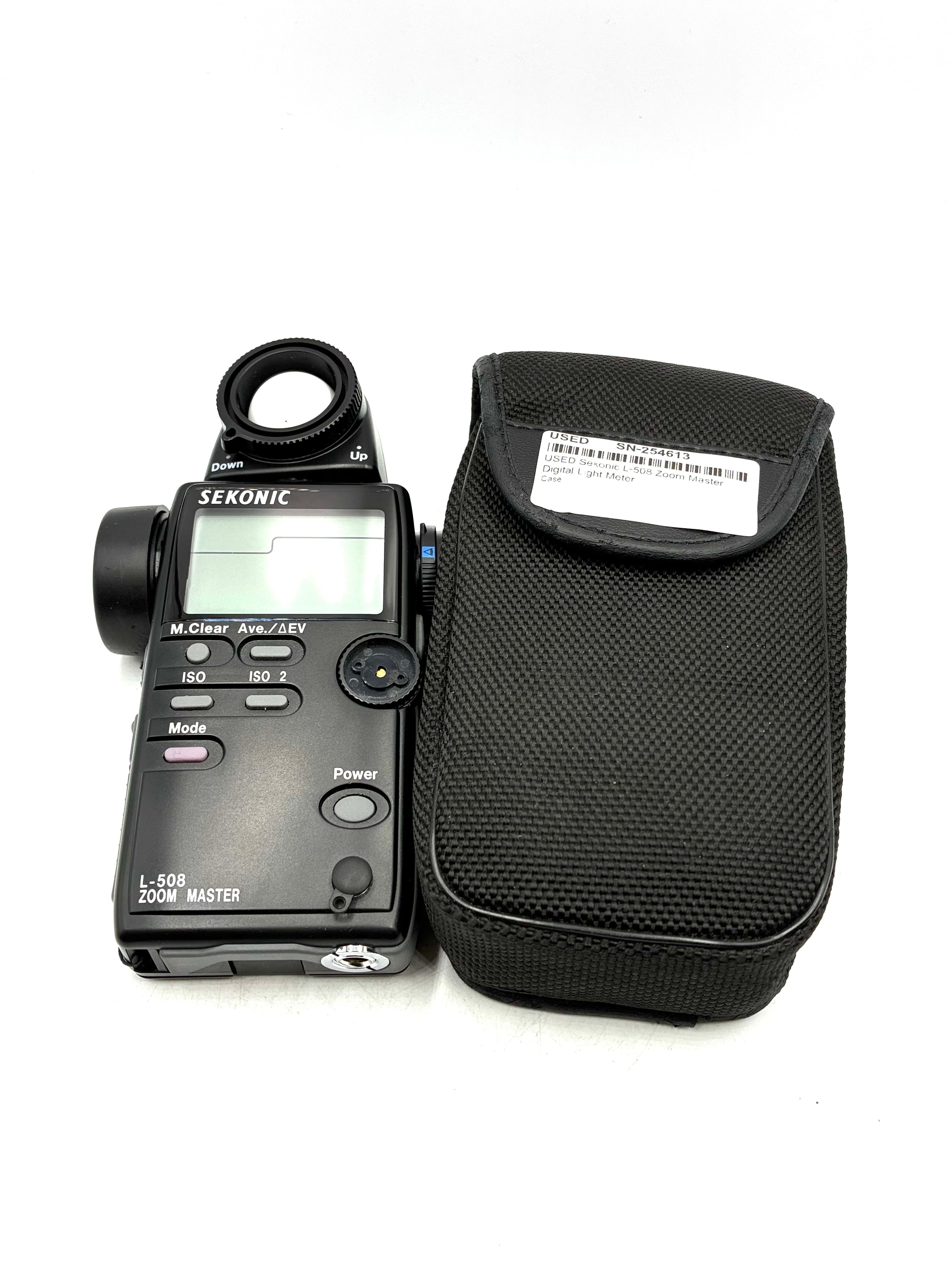 USED Sekonic L-508 Zoom Master Digital Light Meter