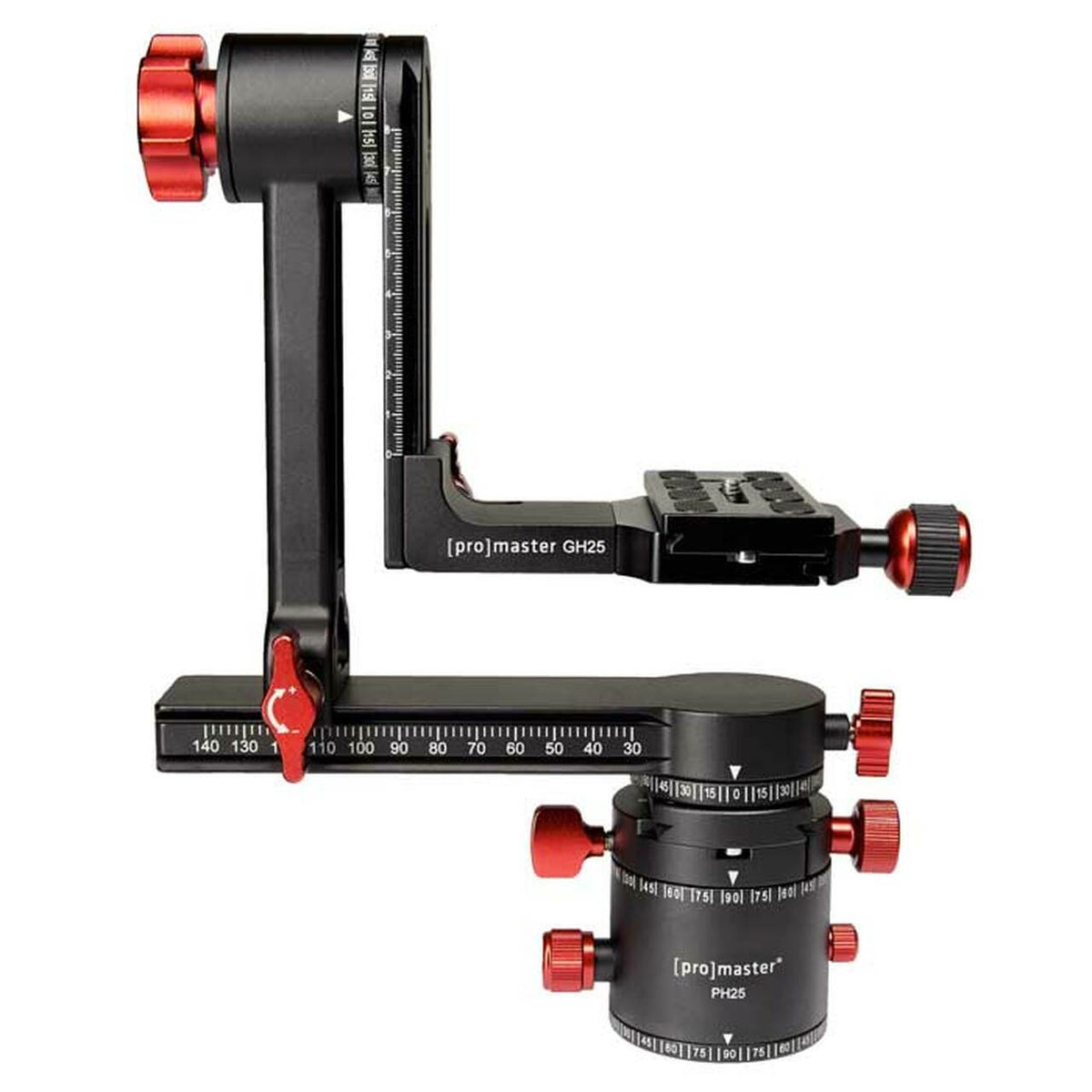 Ph25 Promaster Promaster 7201 GH25K Professional Gimbal Head Kit with PH25 Pano Head