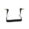 Promaster 7990 3.5mm Male - 3.5mm Male angle 8-1/2" coiled cable