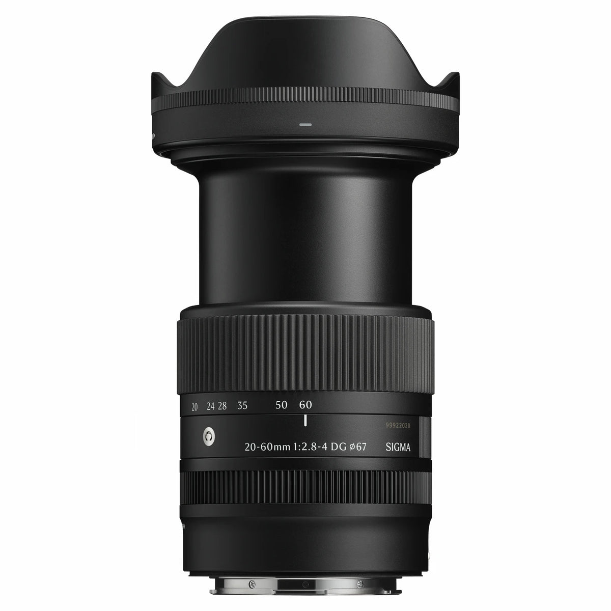 Sigma 20-60mm F2.8-4 DG Contemporary L-Mount lens with barrel extended