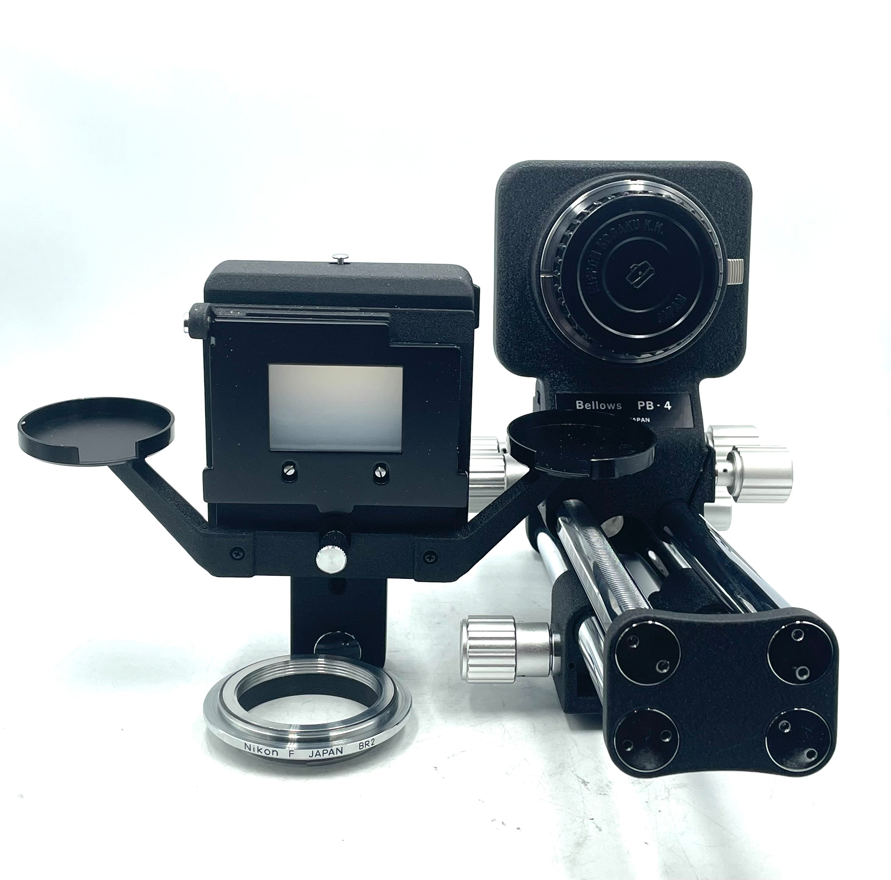 Nikon Slide Copying Adapter PS-4 & Nikon Bellows Focusing Attachment PB-4 *MINT* (0049)