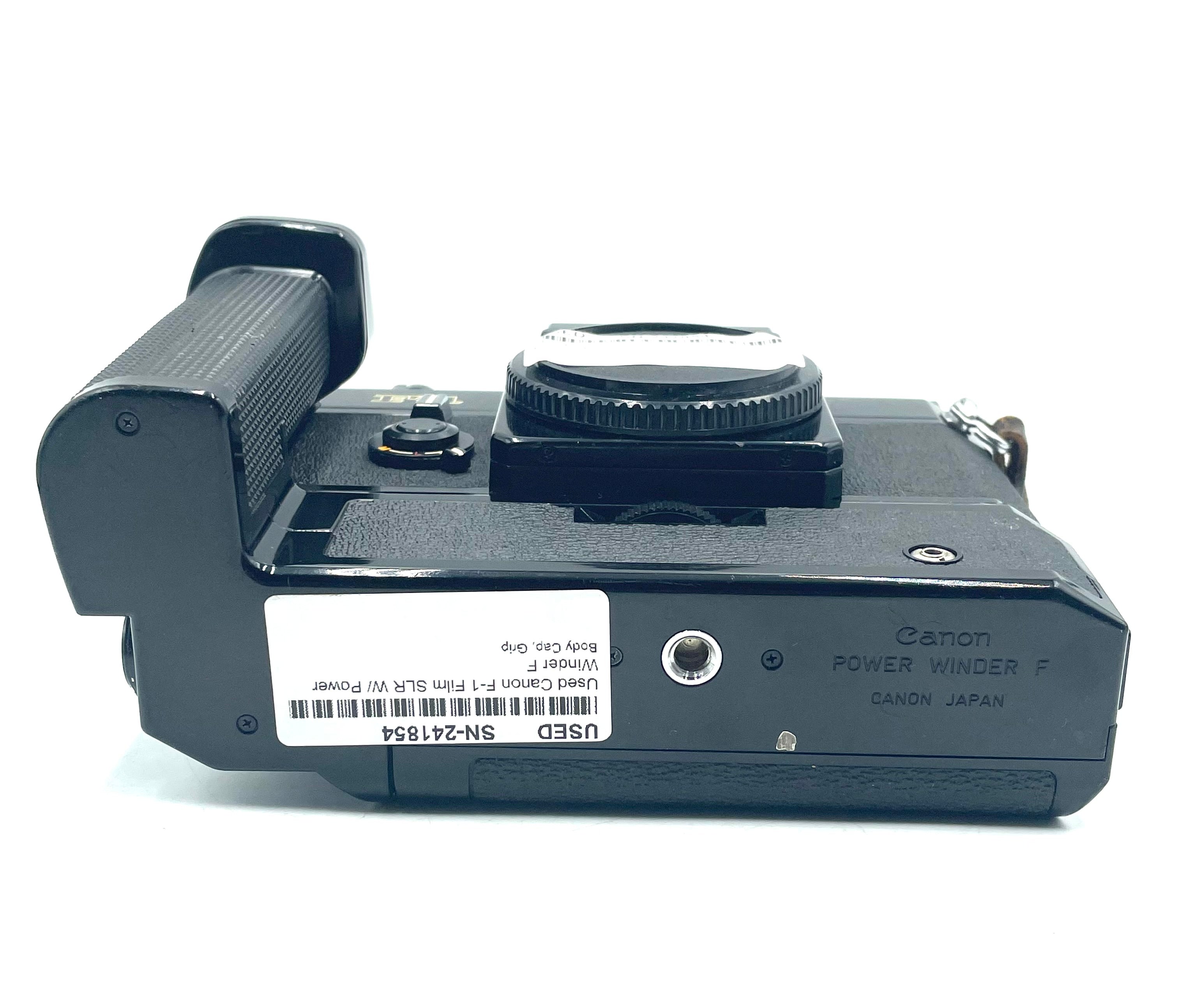 Used Canon F-1 w/ Motor Winder, Flash Adapter