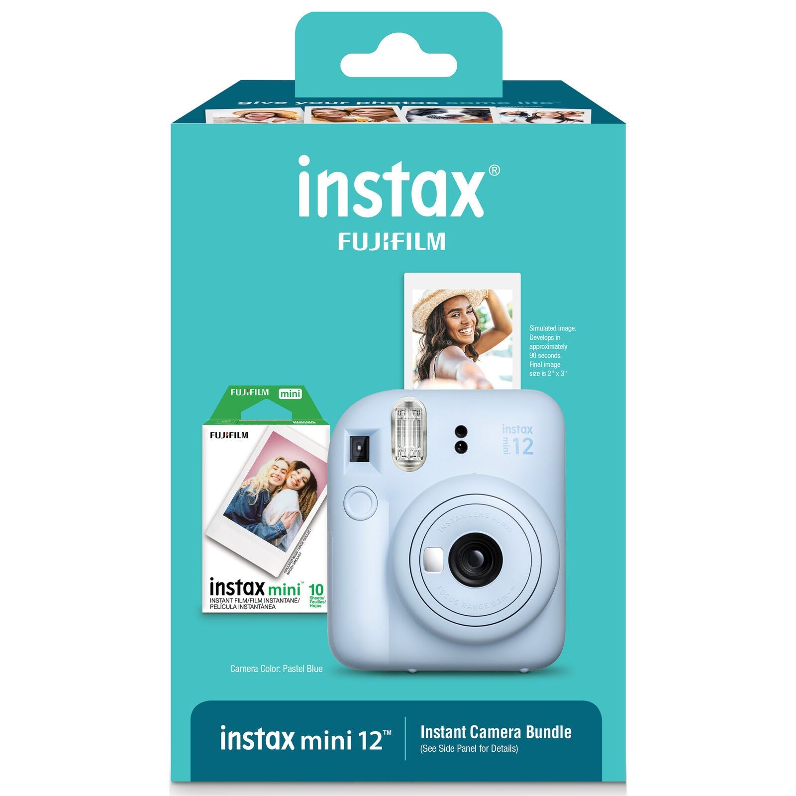 Teal Fujitsu Instax Mini Fujifilm Instax Mini SE Instant Camera