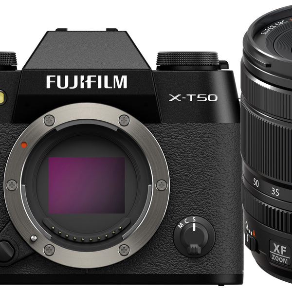Fujifilm X-T50 Mirrorless Camera with XF 16-50mm f/2.8-4.8 Lens (Black