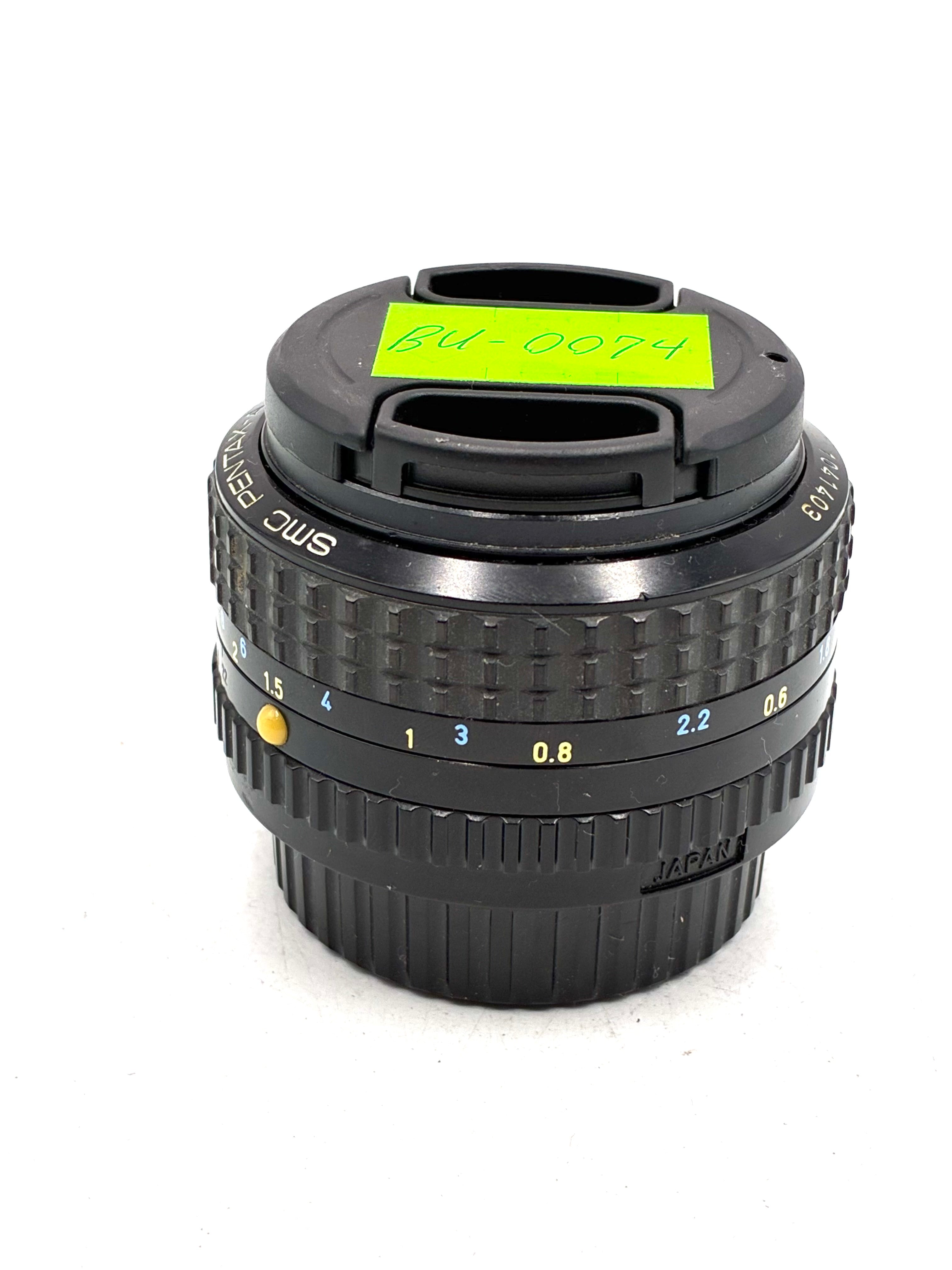Pentax 50mm F1.4 SMC-A Lens - AS-IS (READ) (0074)