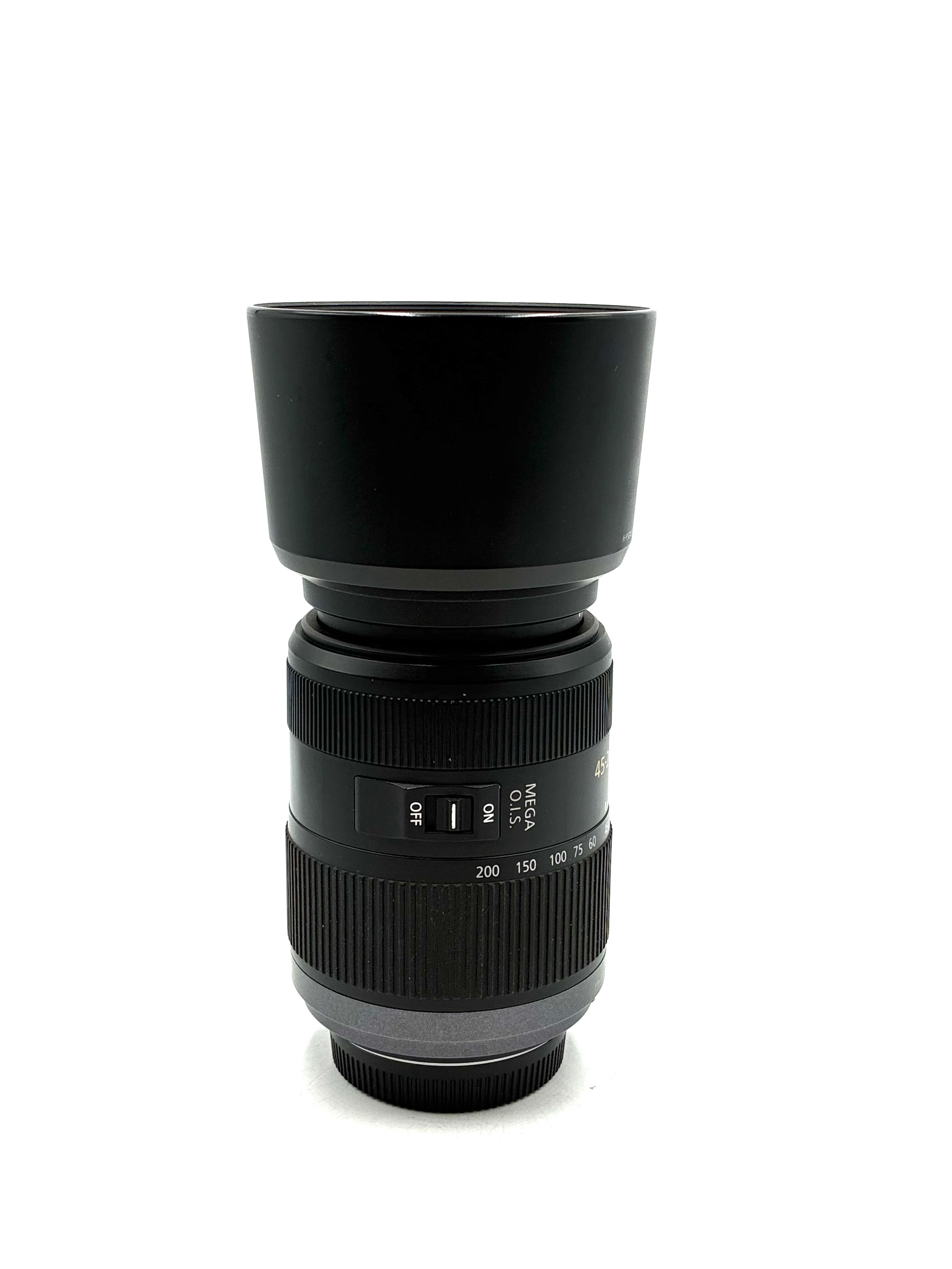 Used Panasonic 45-200mm F4-5.6 Mega O.I.S Lumix G Vario (Version 1) Micro Four Thirds Lens