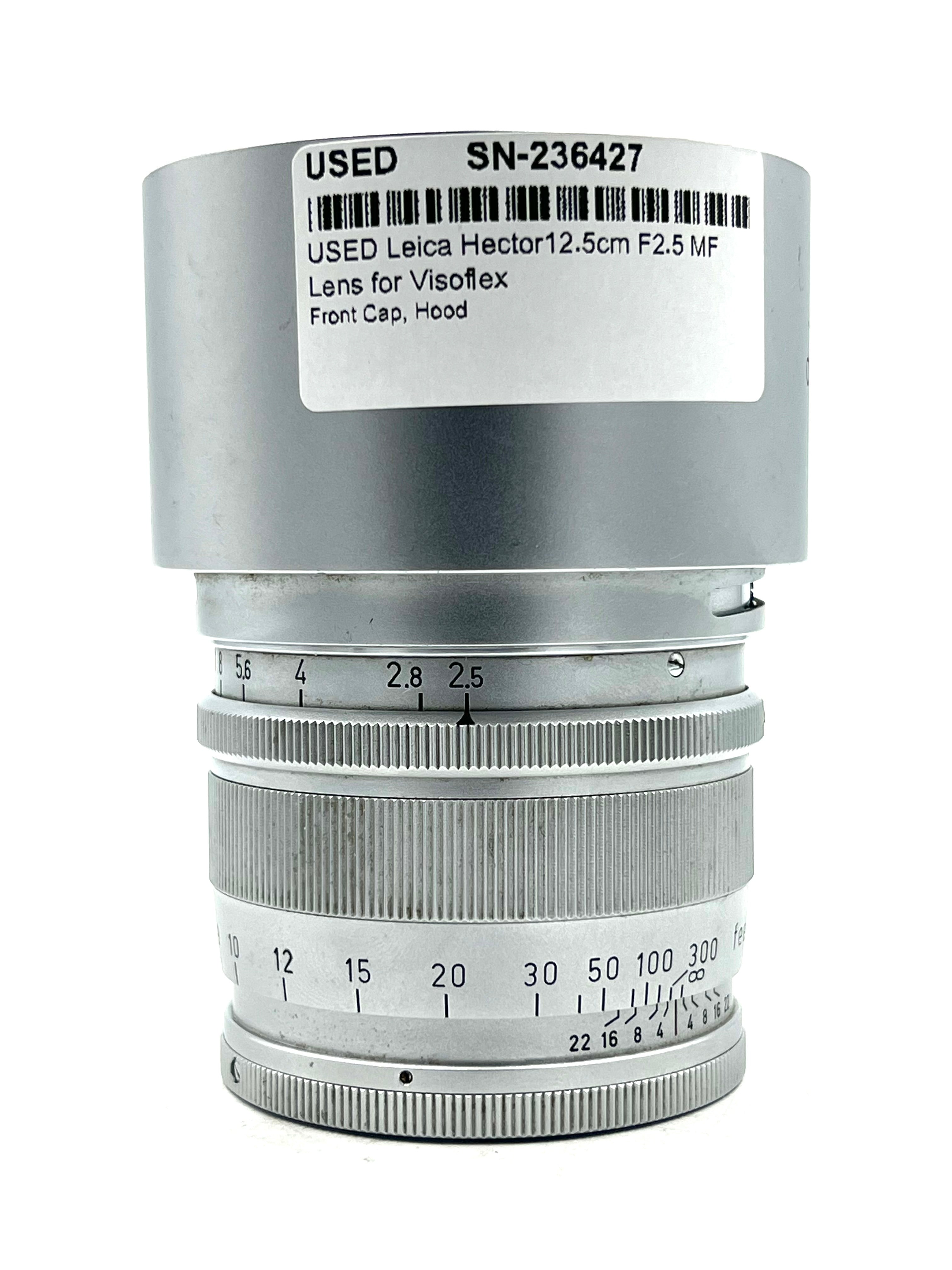 USED Leica Hector12.5cm F2.5 MF Lens for Visoflex