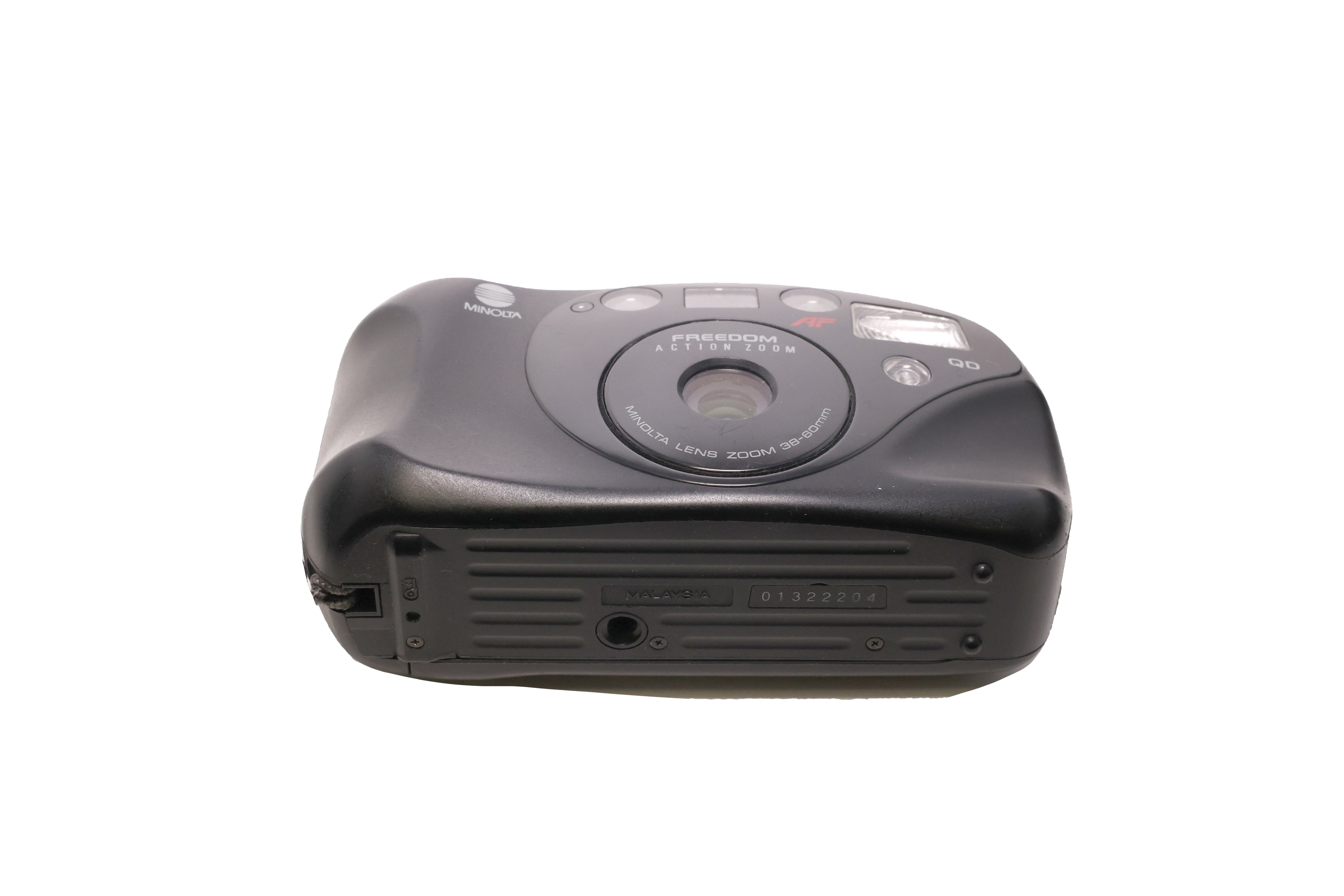 USED Minolta Freedom Action Zoom 35mm film point & shoot
