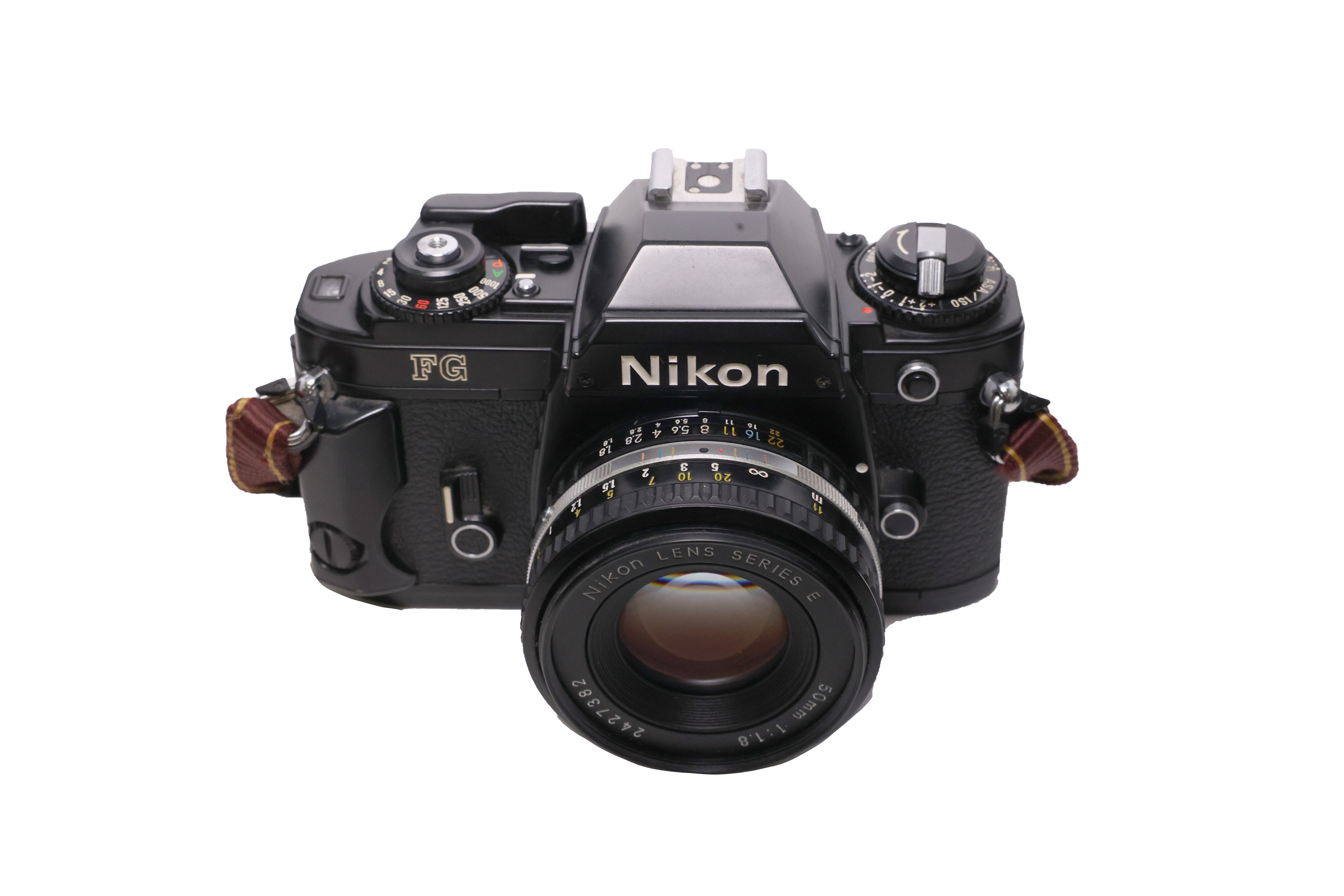 USED Nikon FG w/ 50mm f1.8 Series E lens