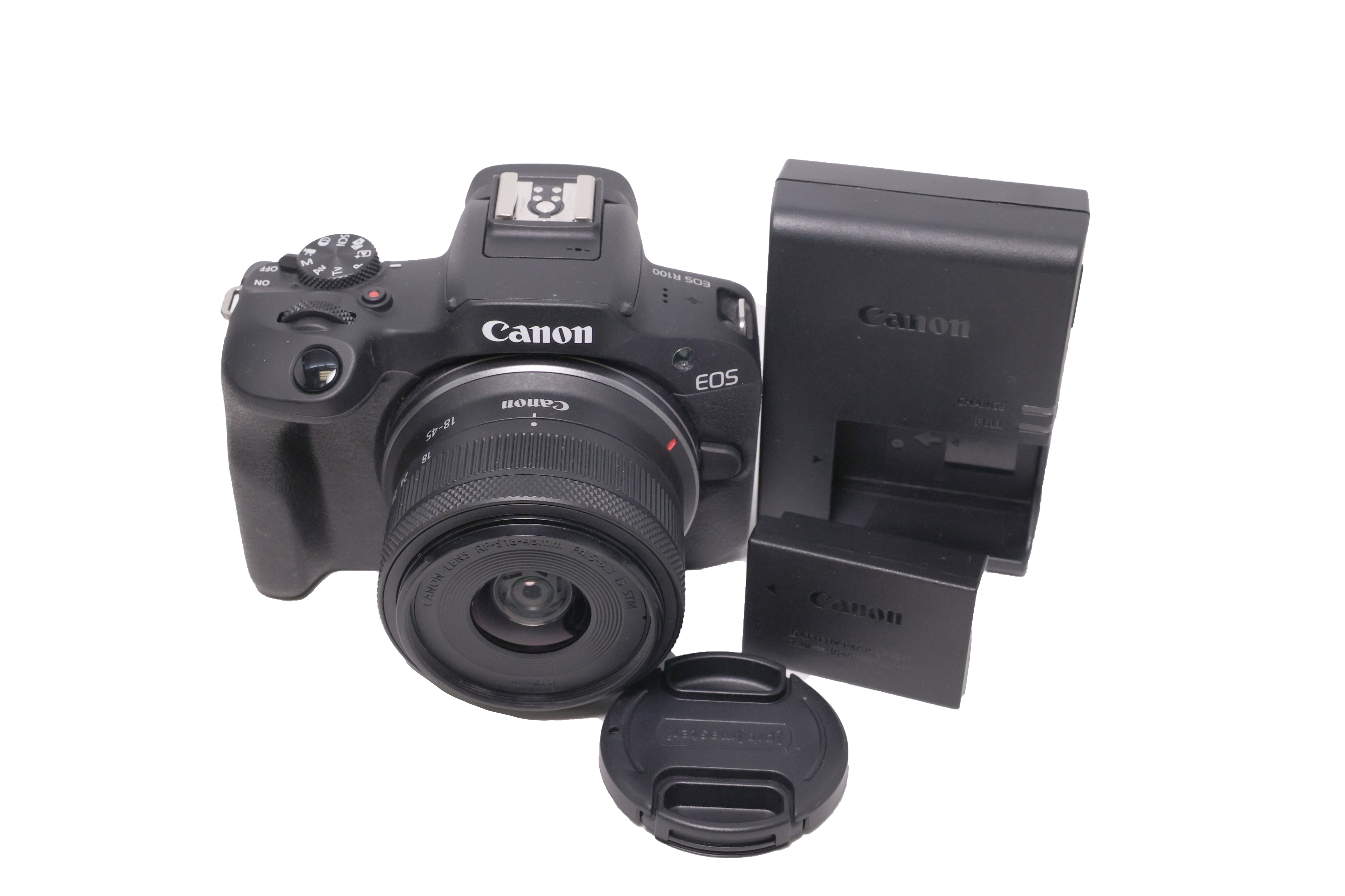 Used Canon EOS R100 Mirrorless Camera with 18-45mm Lens Kit