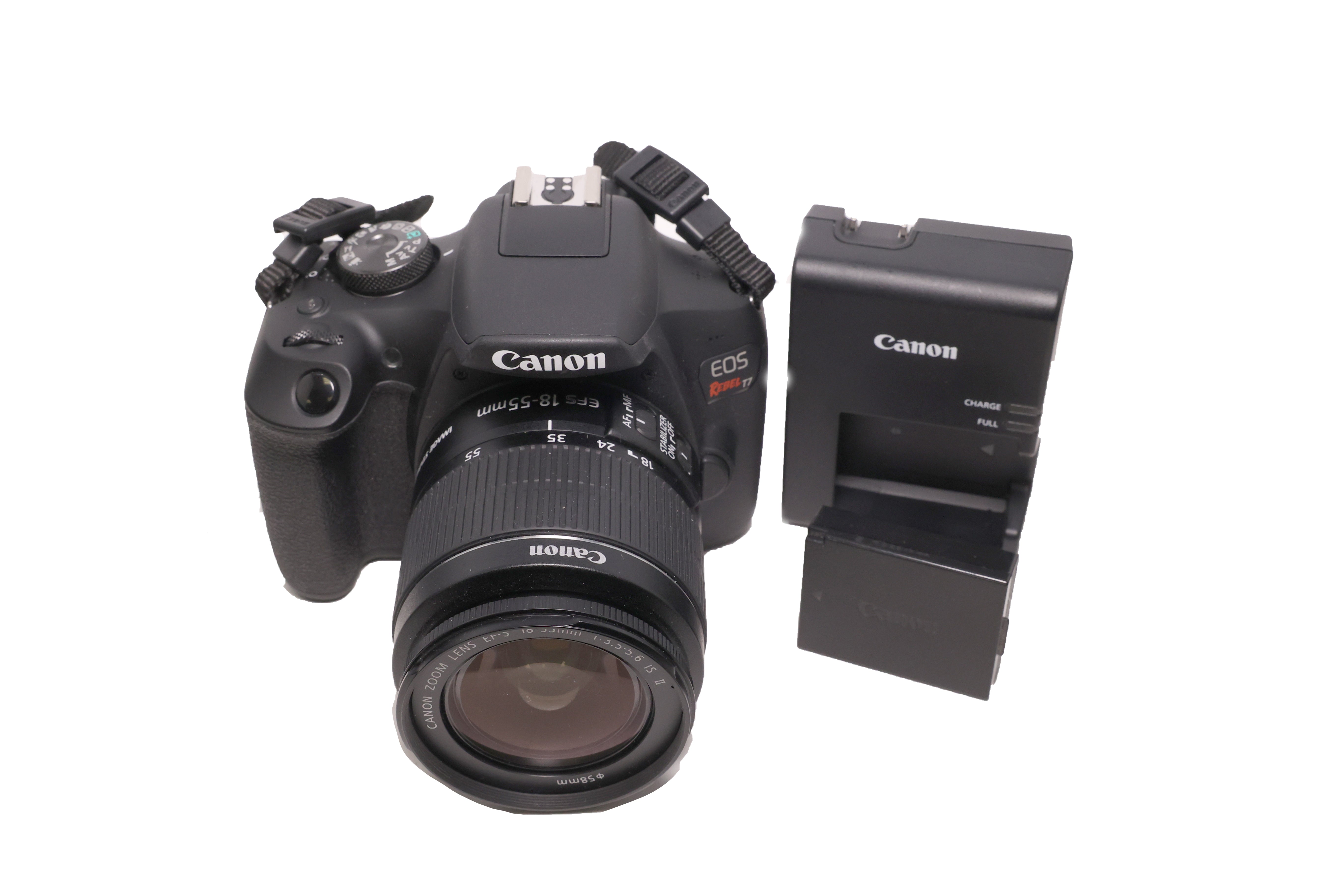 Used Canon EOS Rebel T7 DSLR Camera with 18-55mm Lens