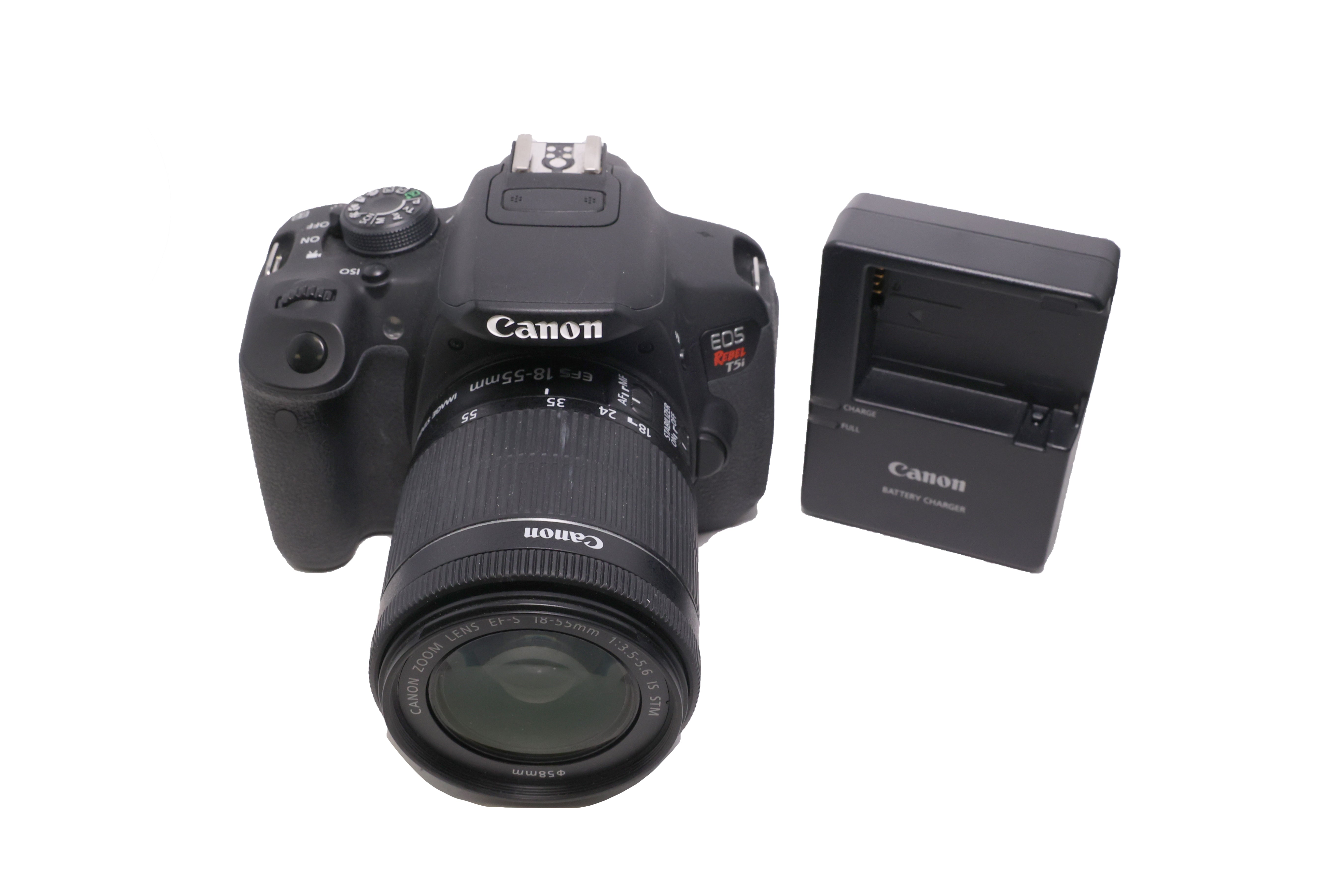 USED Canon EOS Digital Rebel T5i DSLR Camera w/ 18-55mm STM Lens