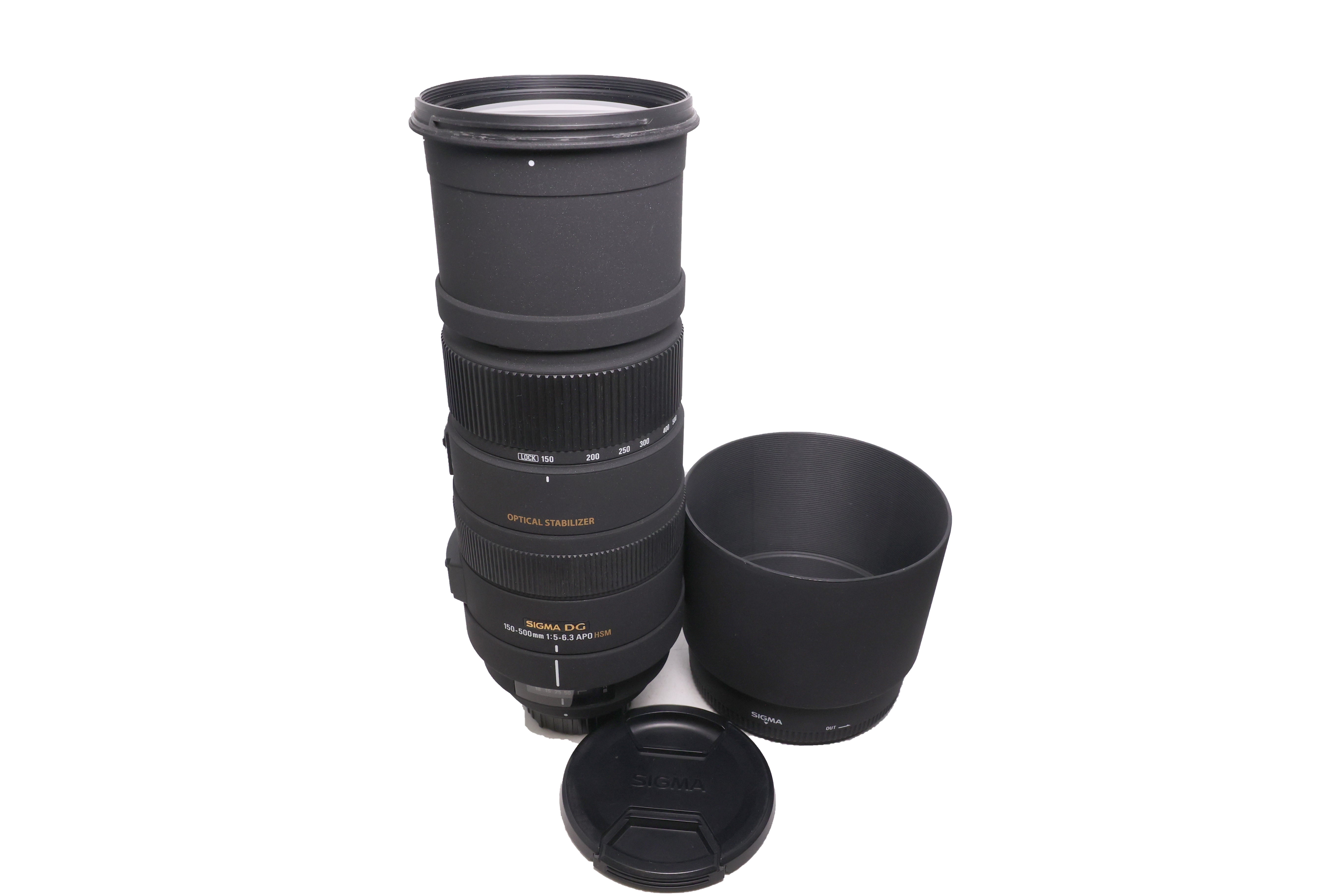 USED Sigma 150-500mm F5-6.3 APO DG HSM OS for Nikon