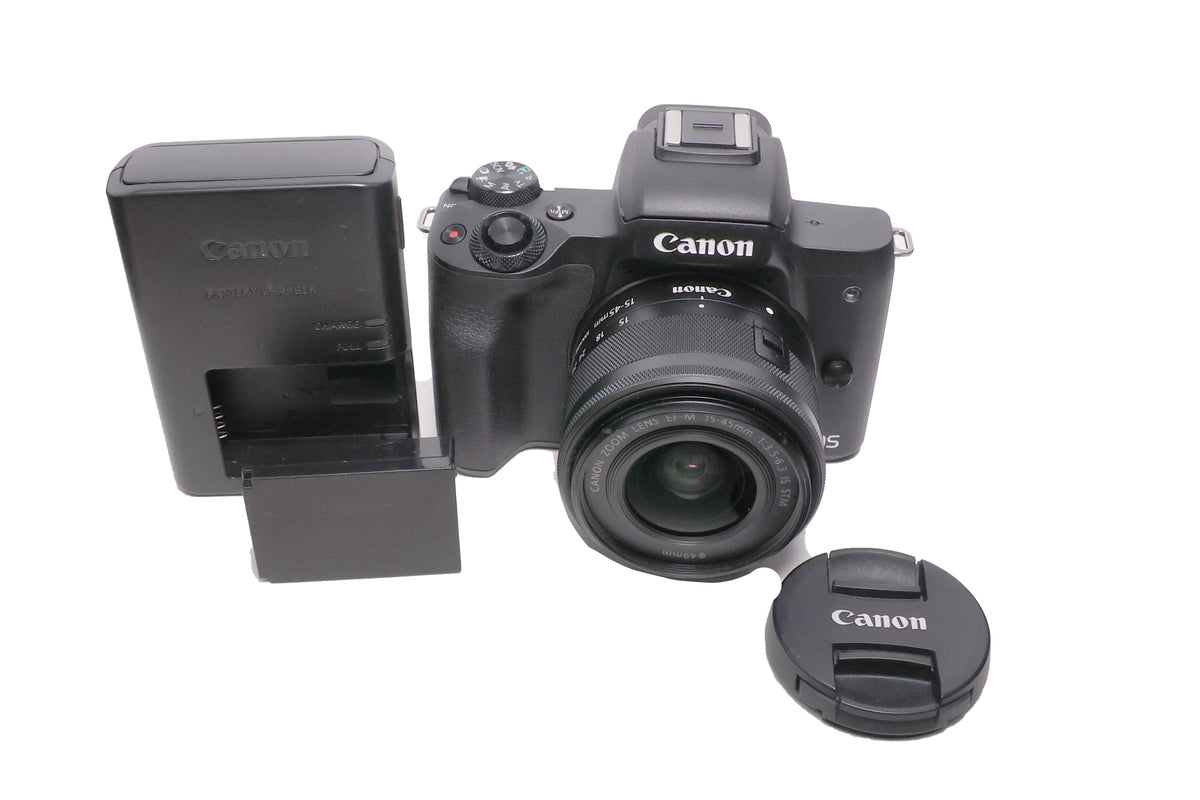 USED Canon EOS M50 w/15-45 IS STM
