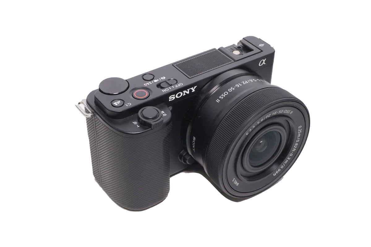 Used Sony Alpha ZV-E10 Camera with 16-50mm Lens Kit - Black