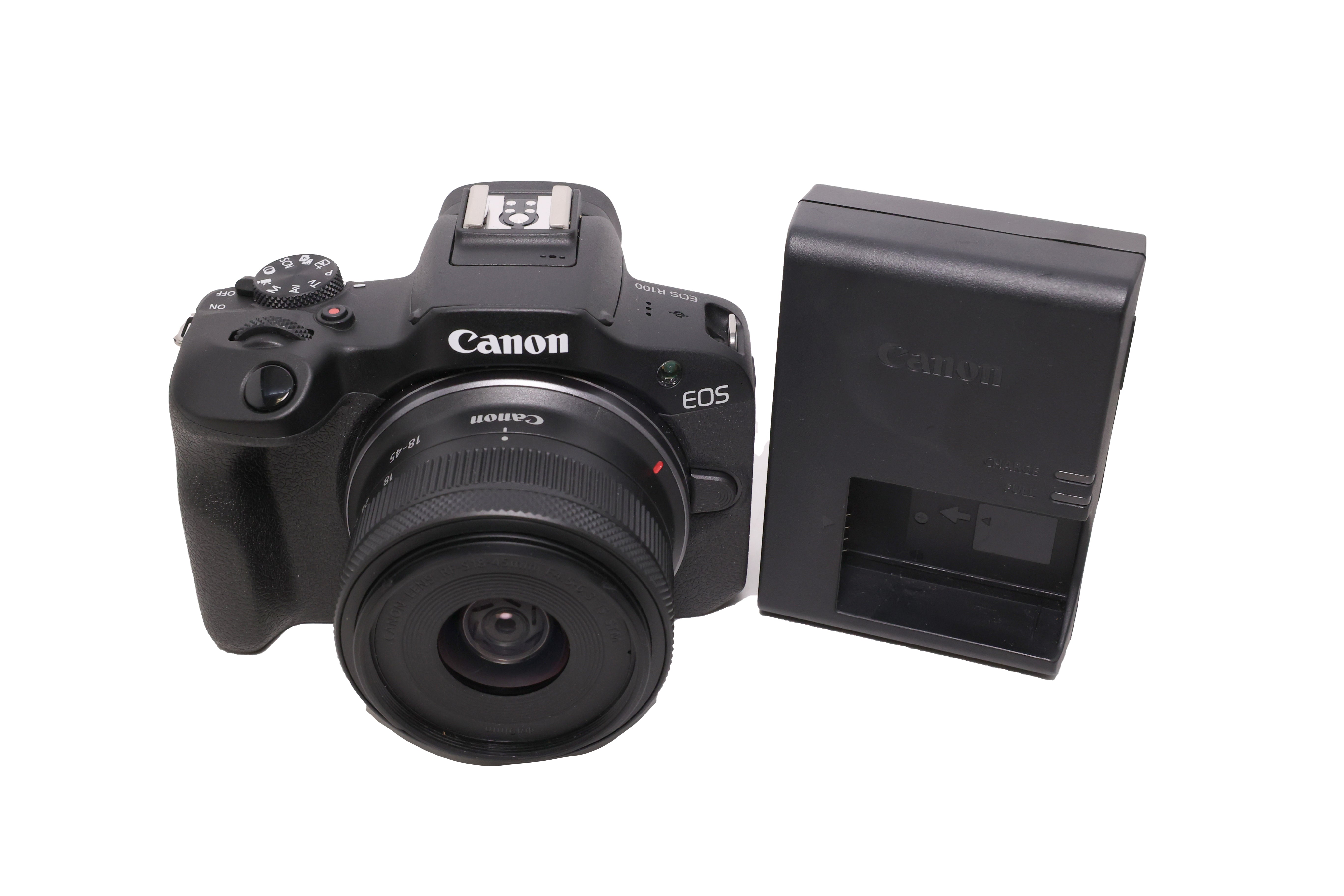 Used Canon EOS R100 Mirrorless Camera with 18-45mm Lens Kit