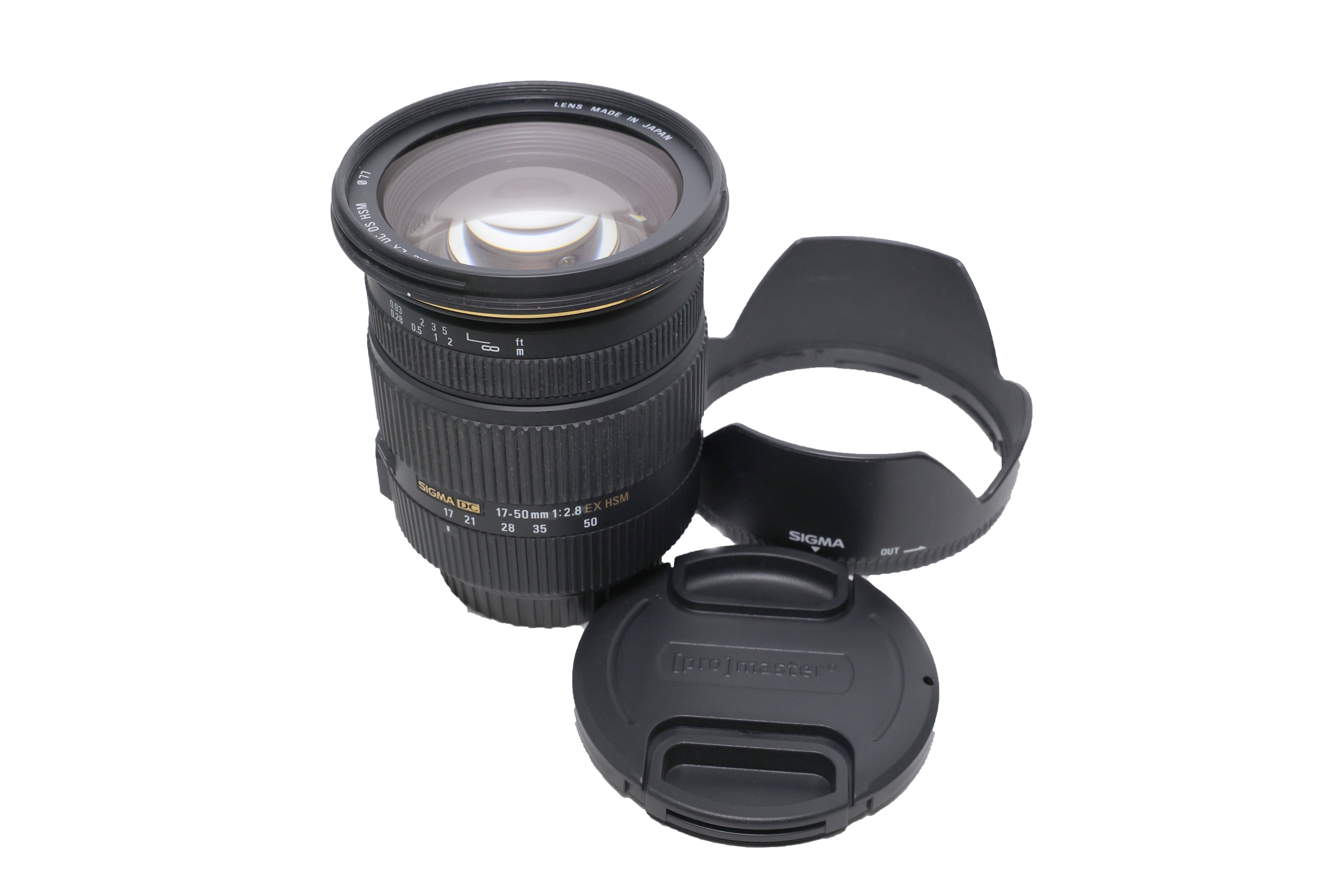 USED Sigma 17-50mm F2.8 EX DC HSM OS (C-EF)