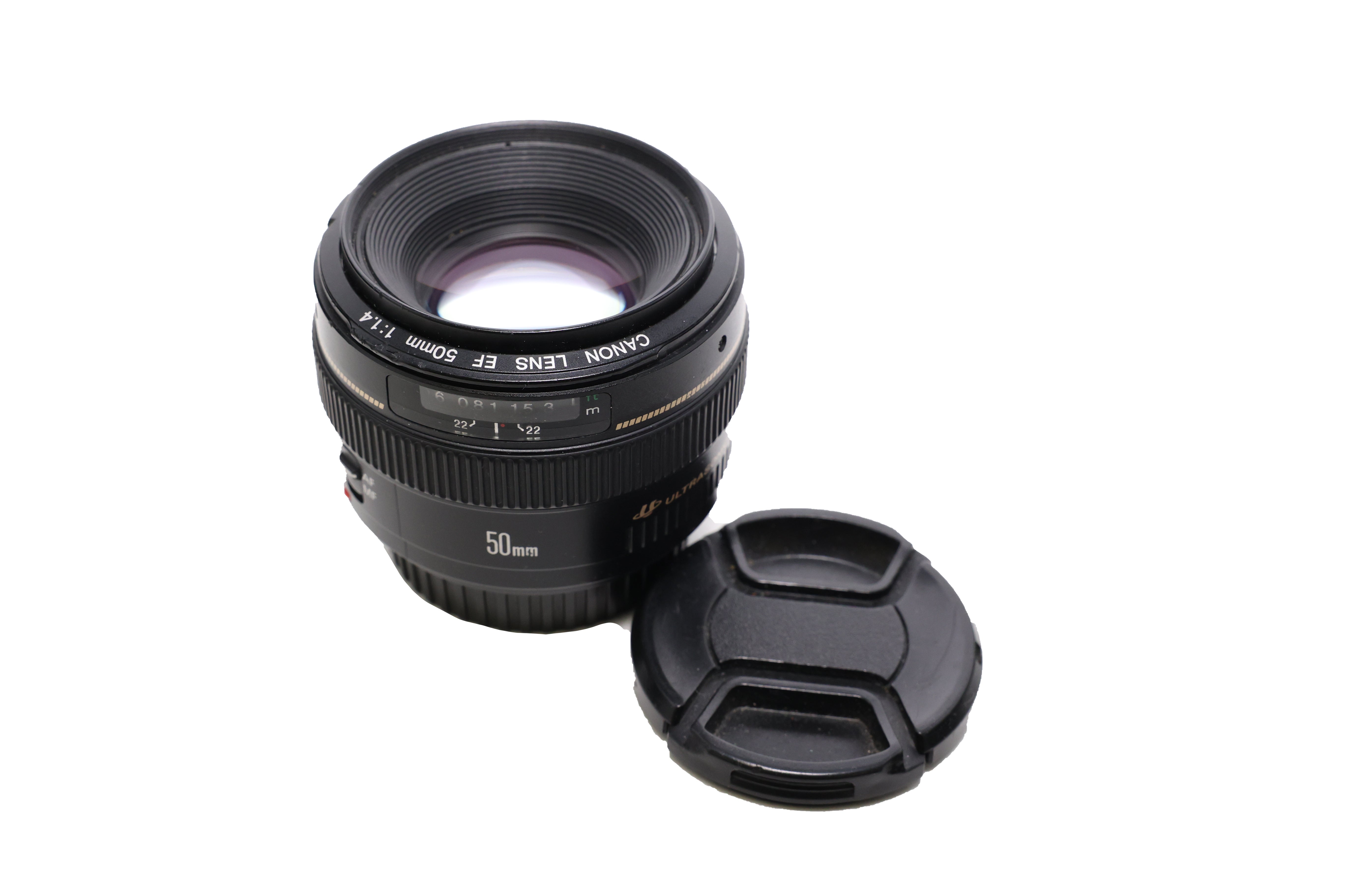 USED Canon 50mm F1.4 EF USM Lens