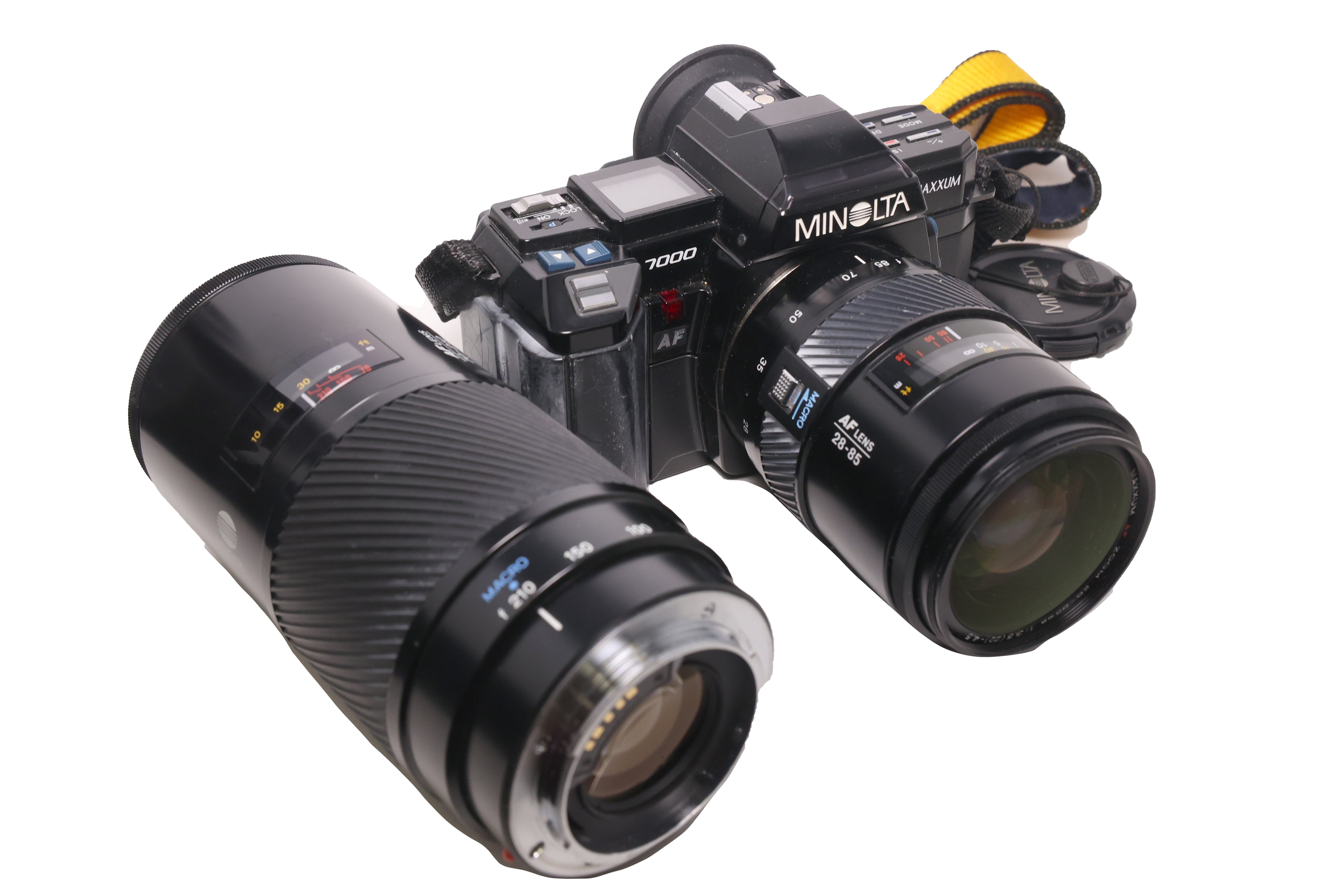 USED Minolta Maxxum 7000 w/ 28-85mm & 70-210mm AF lens