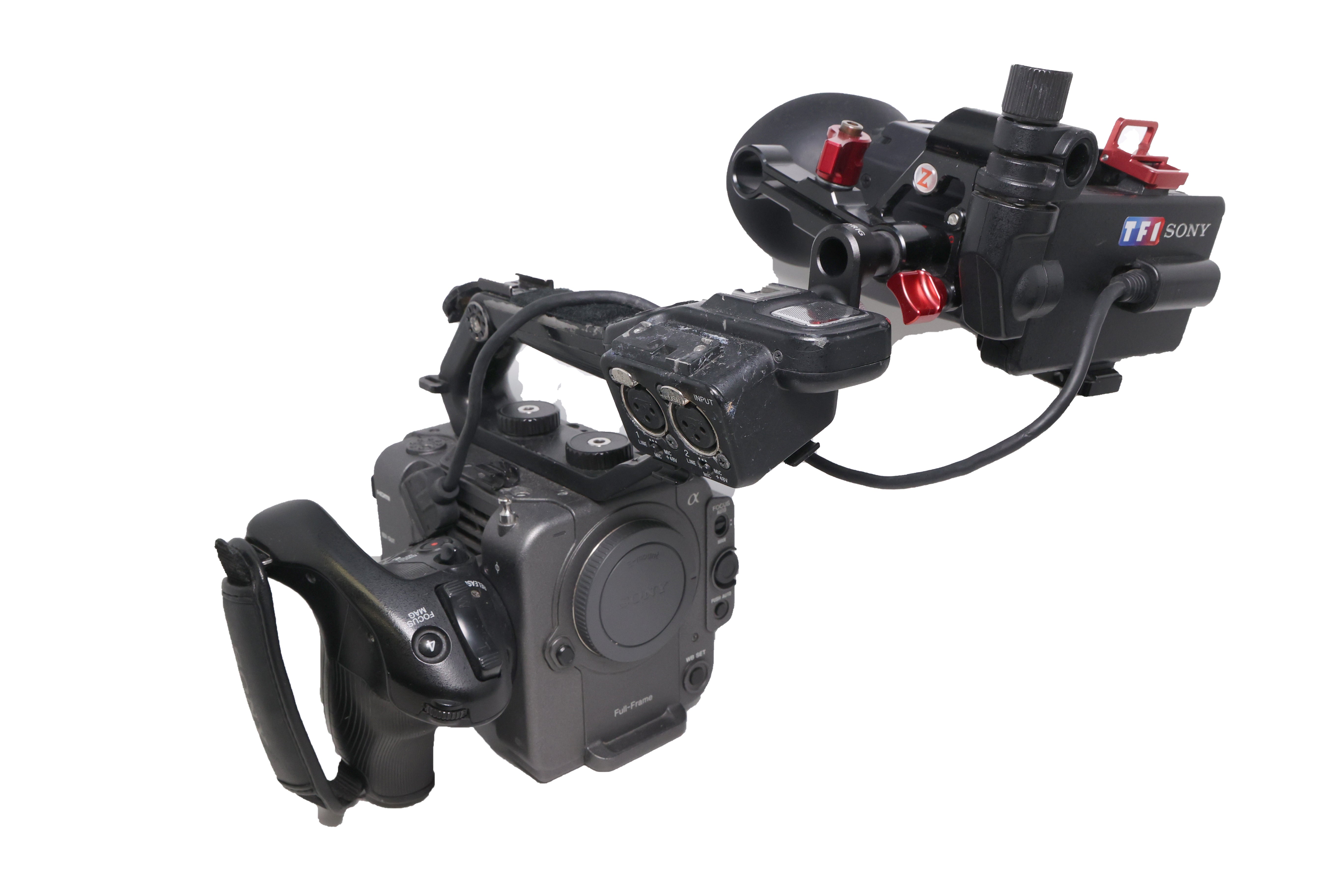 Used Sony FX6 Full-Frame Cinema Camera with XLR handle & Zacuto Z-finder (Body Only)