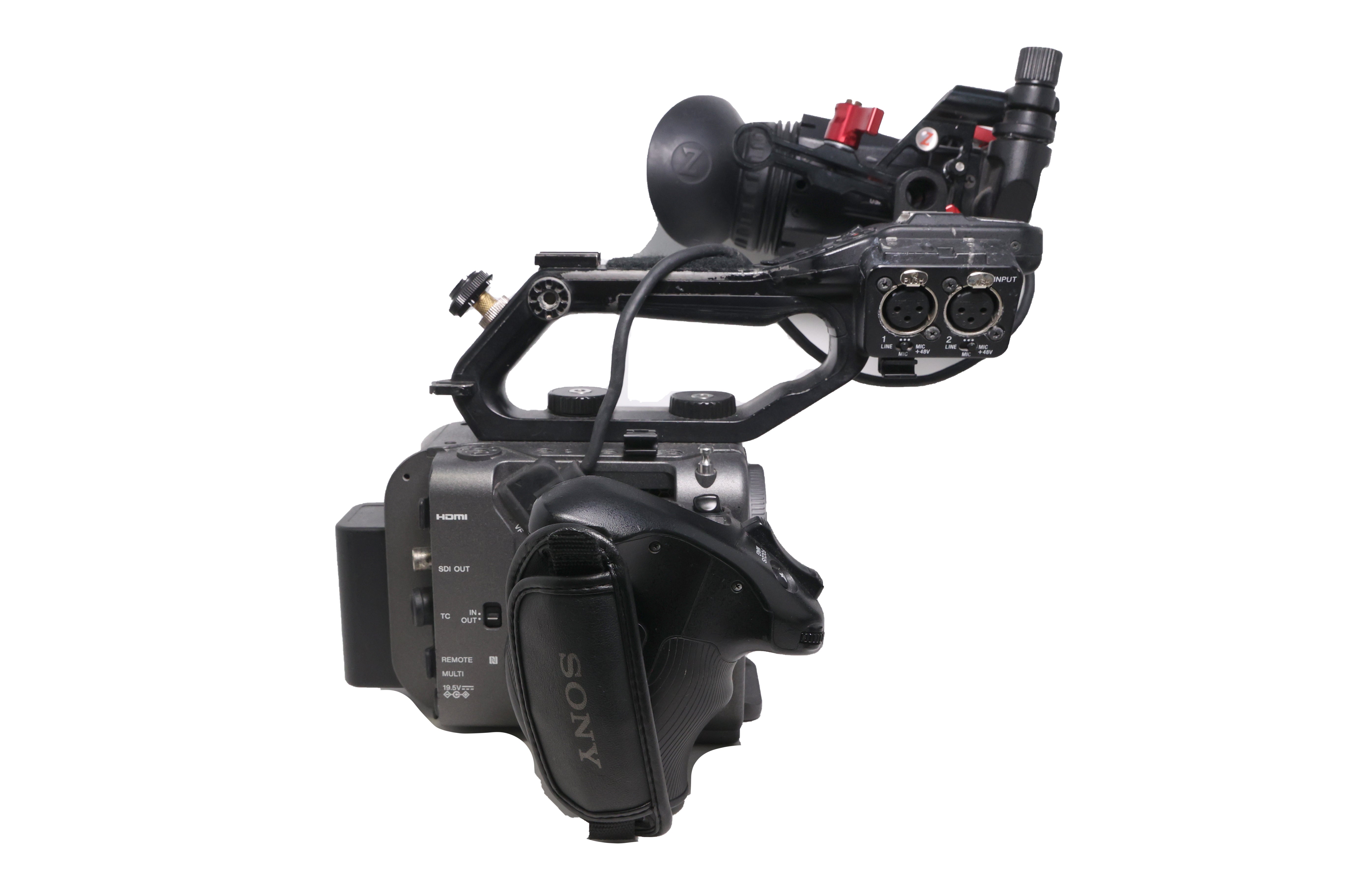 Used Sony FX6 Full-Frame Cinema Camera with XLR handle & Zacuto Z-finder (Body Only)