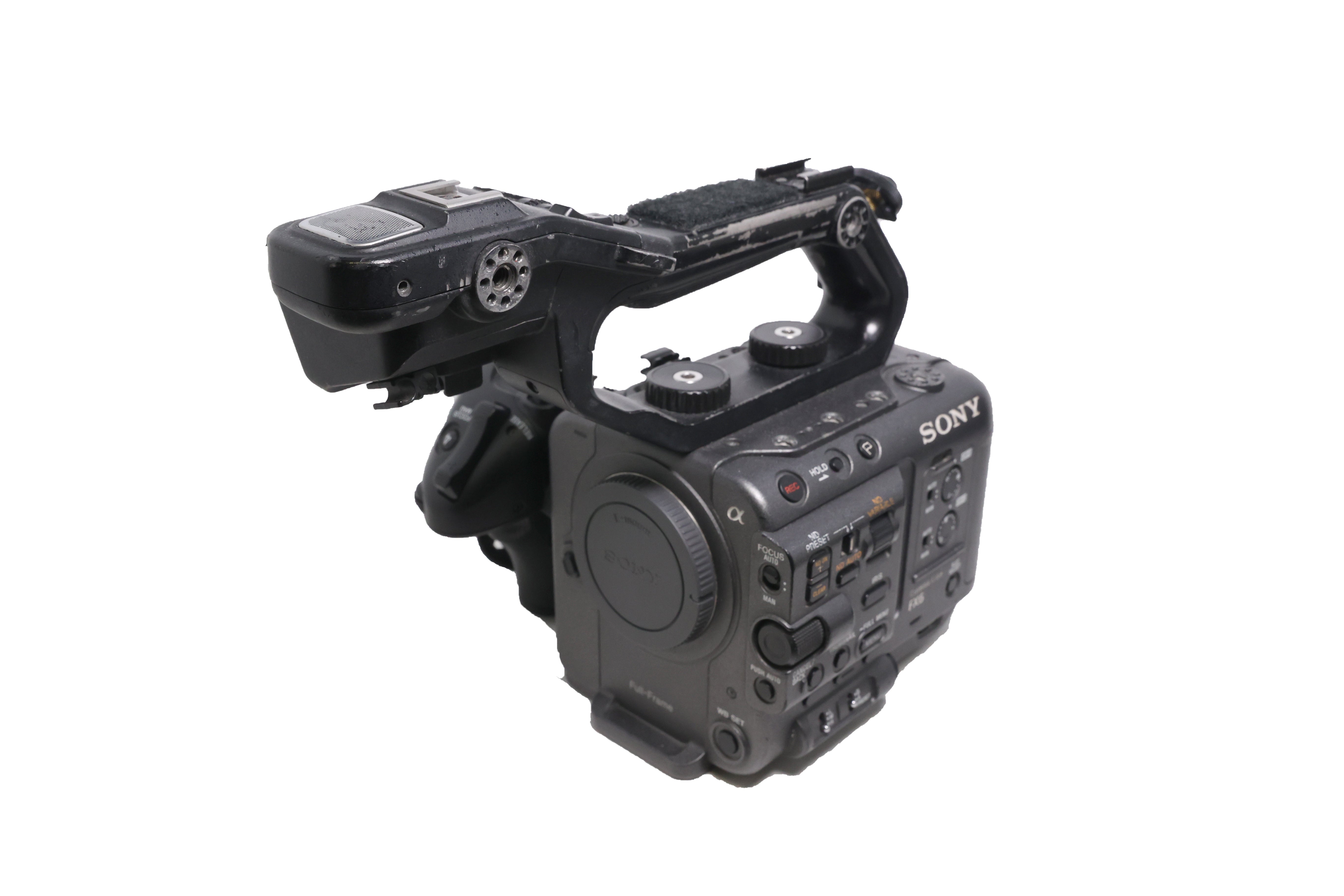 Used Sony FX6 Full-Frame Cinema Camera with XLR handle & Zacuto Z-finder (Body Only)