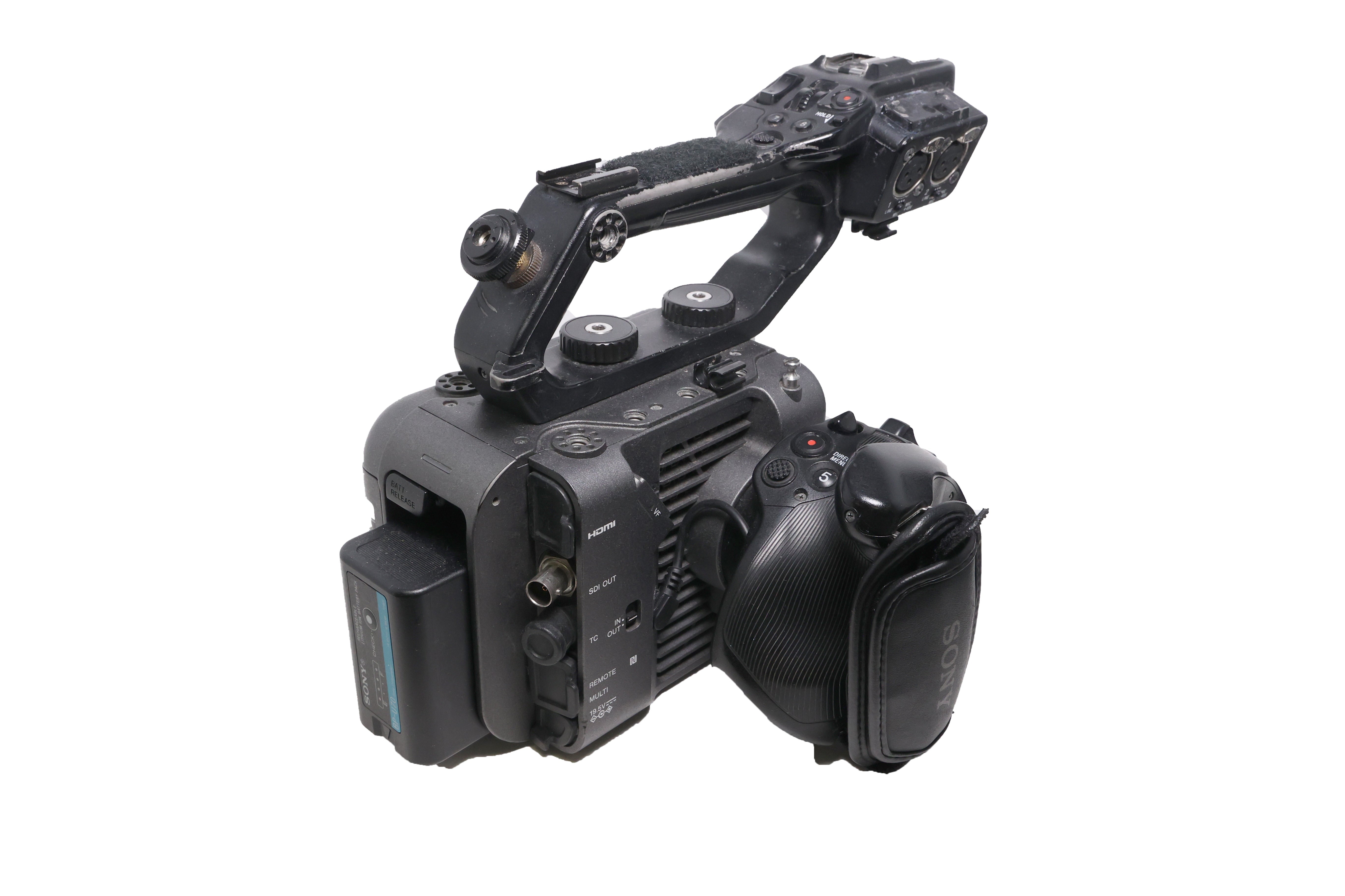 Used Sony FX6 Full-Frame Cinema Camera with XLR handle & Zacuto Z-finder (Body Only)