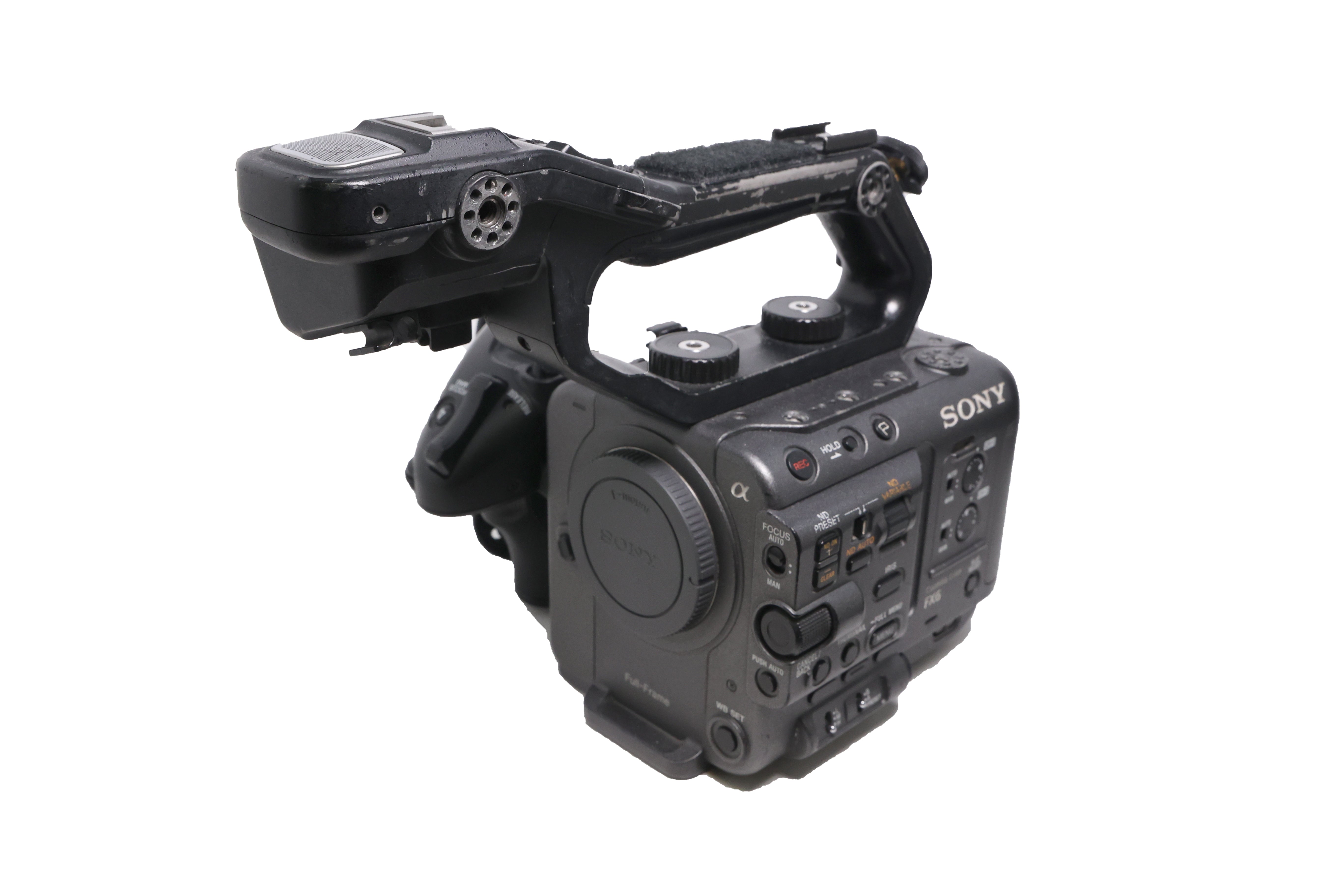 Used Sony FX6 Full-Frame Cinema Camera with XLR handle & Zacuto Z-finder (Body Only)