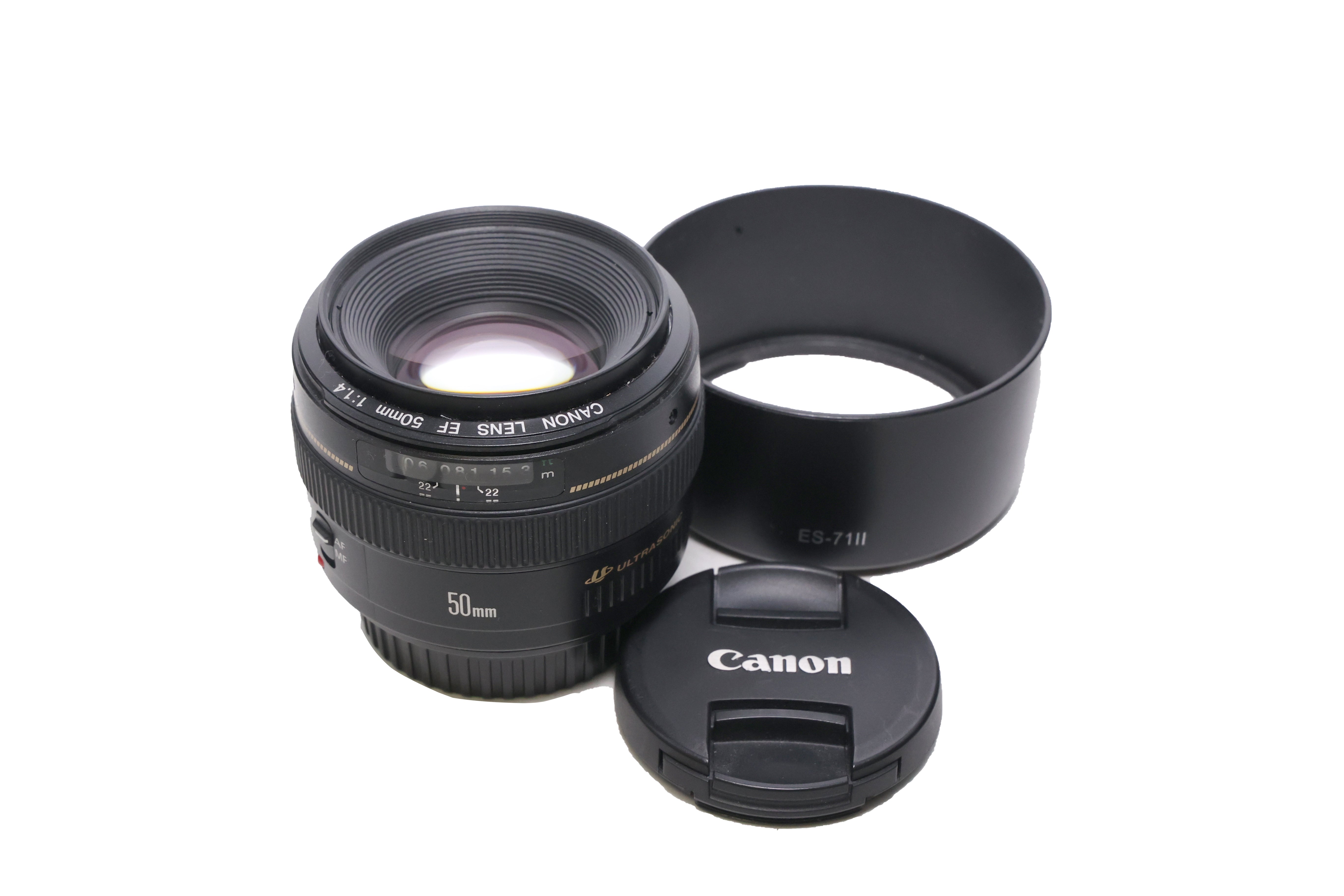 USED Canon 50mm F1.4 EF USM Lens
