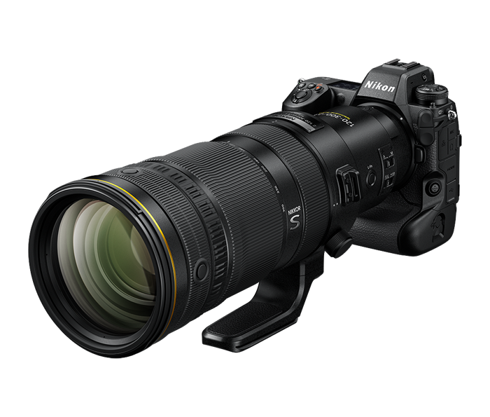 NIKKOR Z 120-300mm f/2.8 TC VR S lens, product view 2