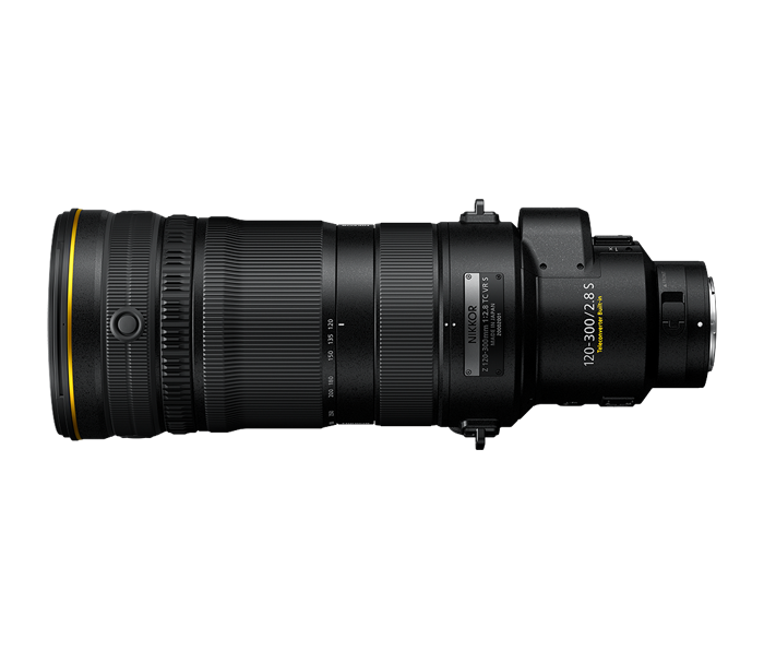 NIKKOR Z 120-300mm f/2.8 TC VR S lens, product view 4