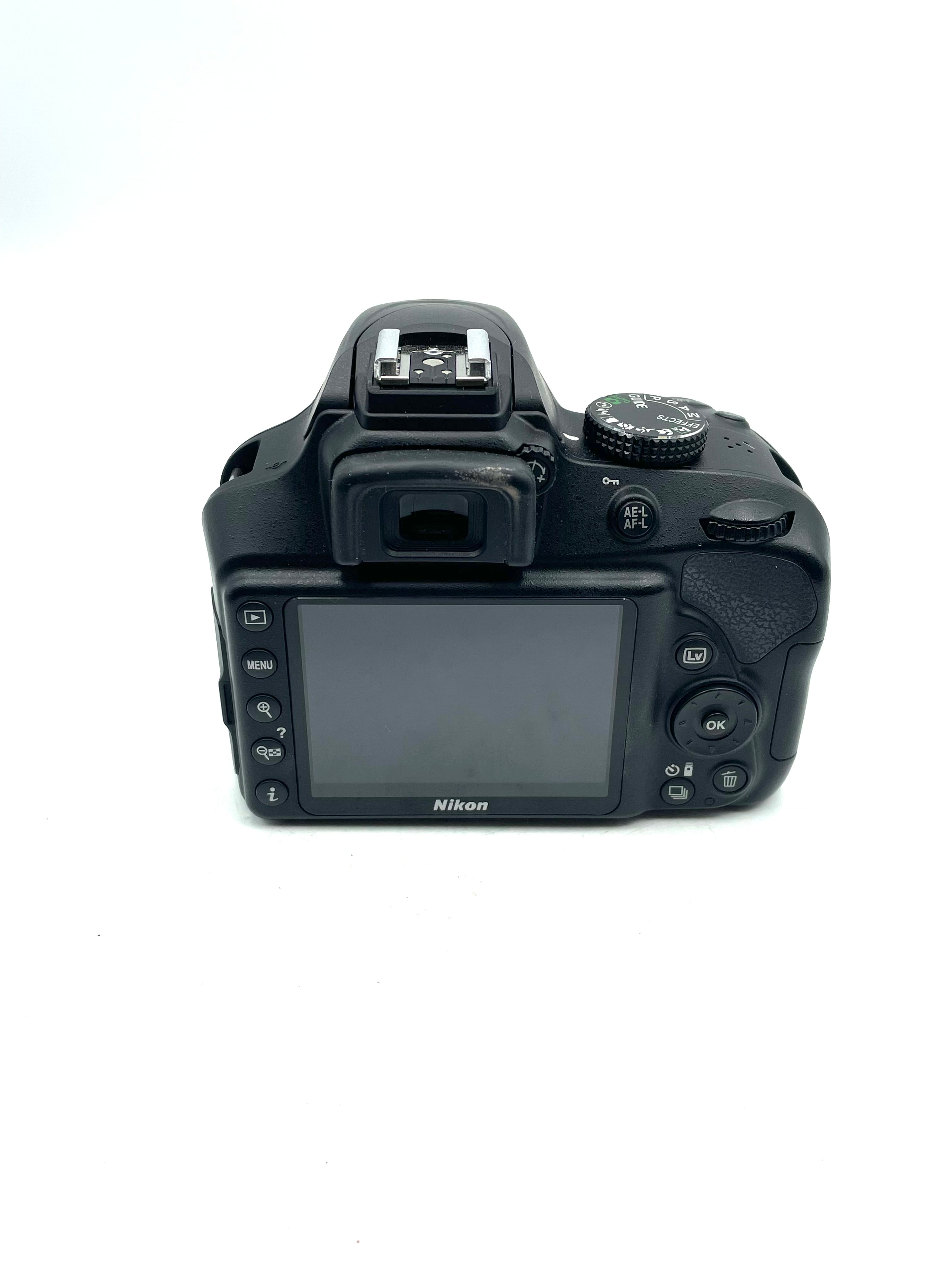 USED Nikon D3400 Digital SLR Kit (Black) with AF-P 18-55mm f3.5-5.6 G VR DX Lens