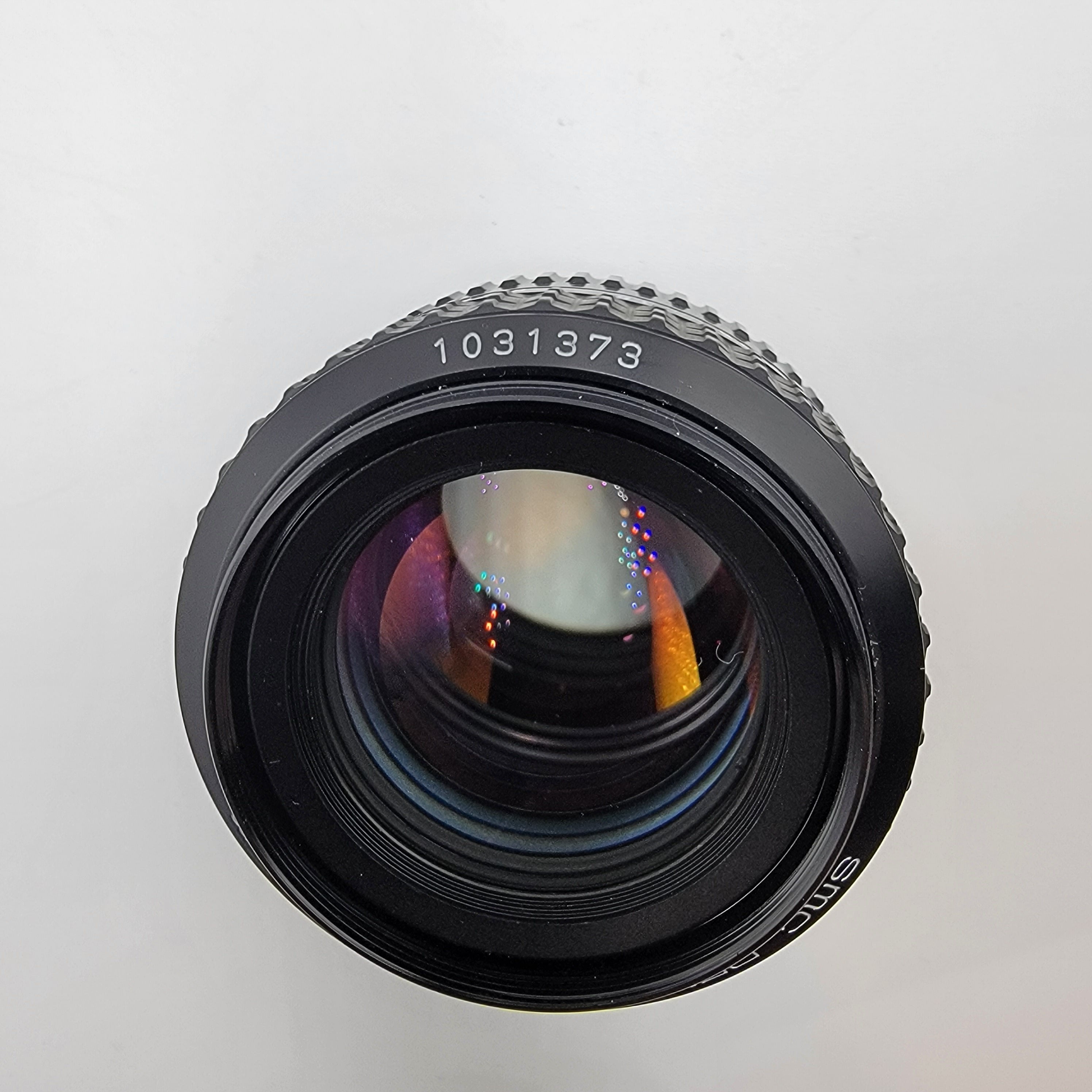 Used Pentax SMC 50mm F1.4 Film Lens W/ Front and Rear caps