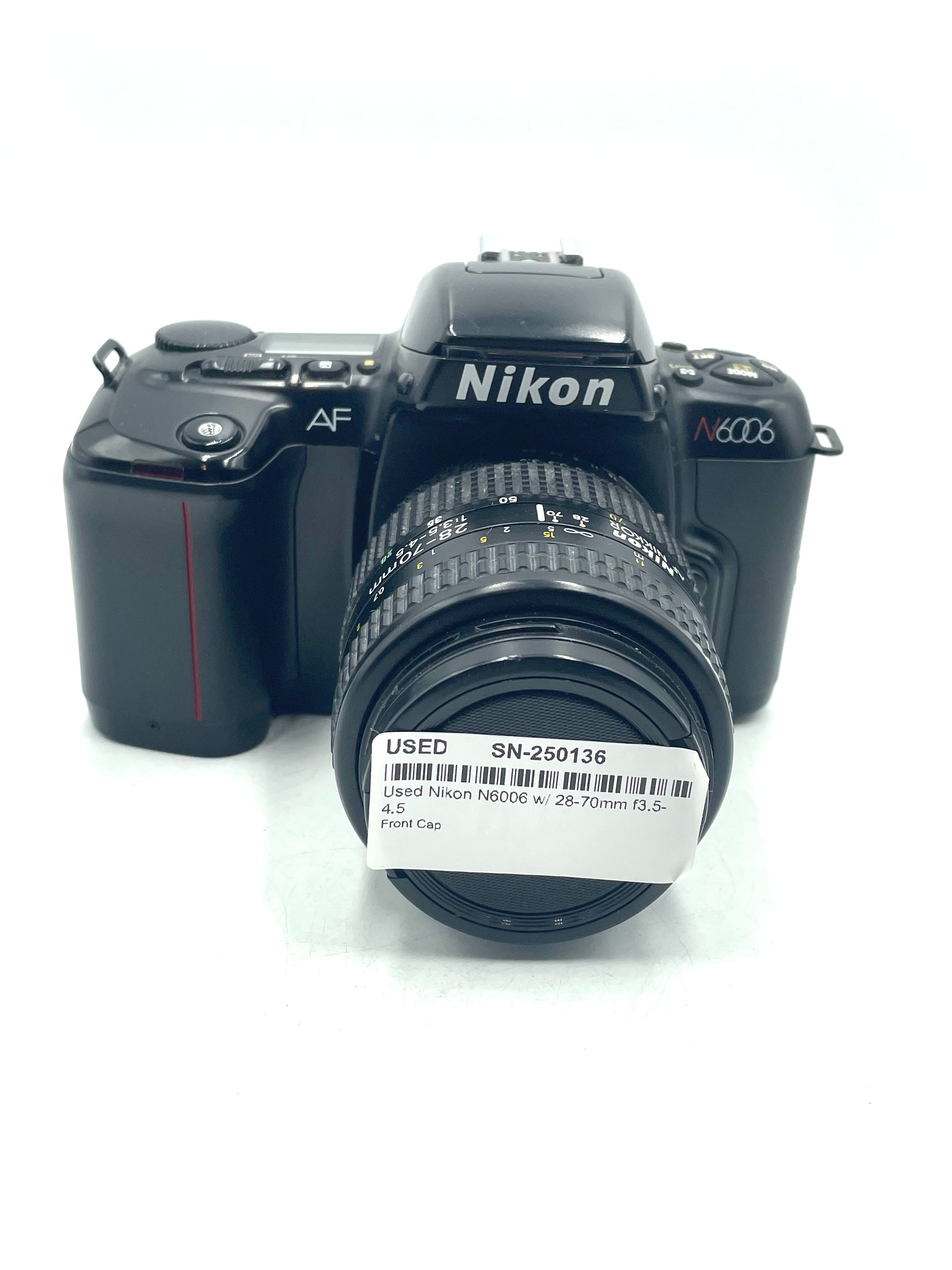 Used Nikon N6006 w/ 28-70mm f3.5-4.5