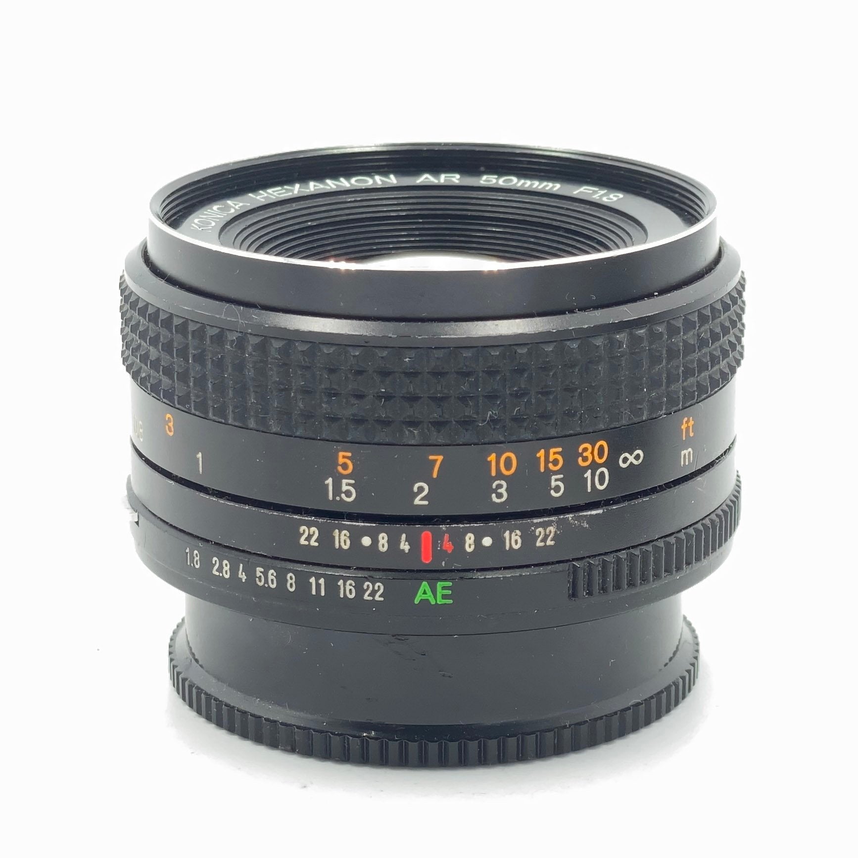 Used Konica 50mm F1.8 Hexanon AR Film Lens