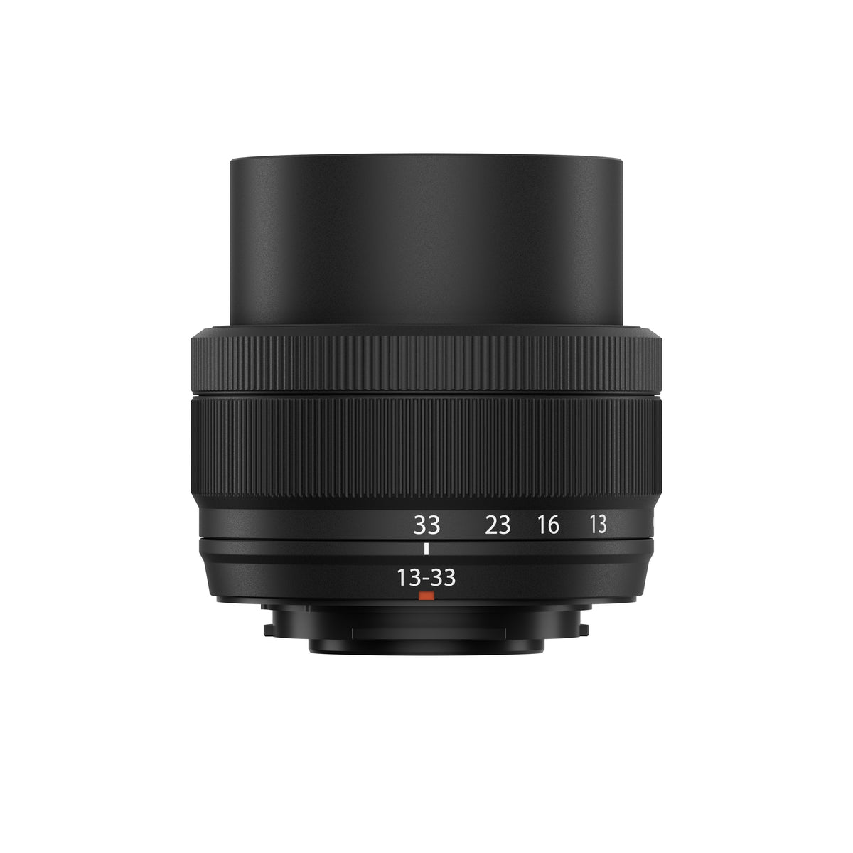 XC13-33mmF3.5-6.3 OIS lens, front view at 33mm