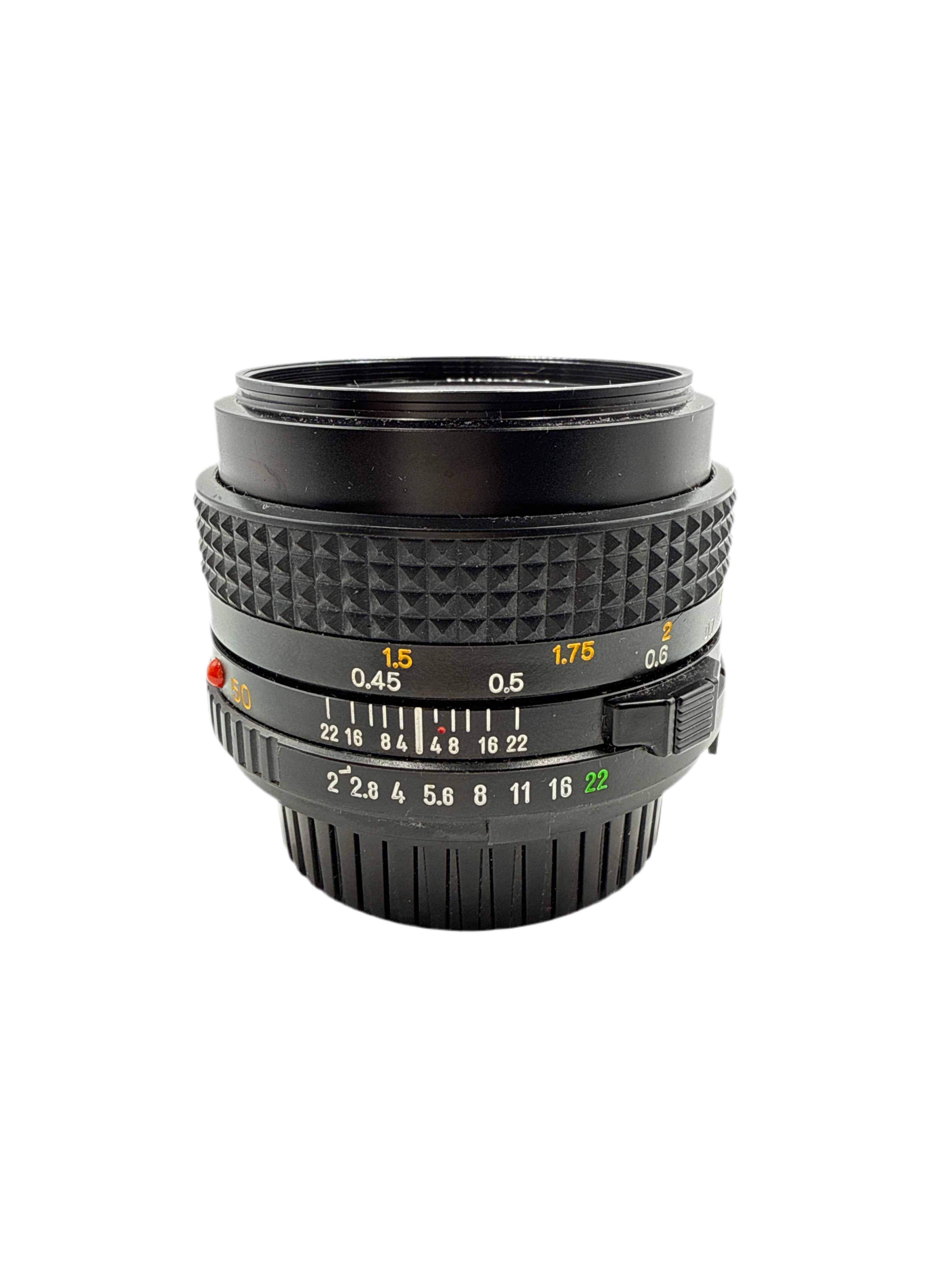 Used Minolta MD 50mm F2 Lens