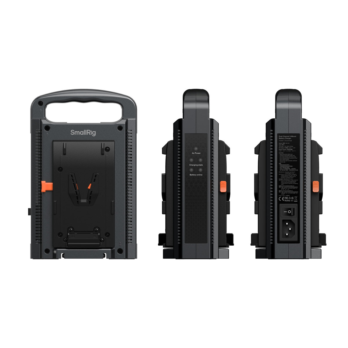 SmallRig Dual-Channel V-Mount Battery Charger