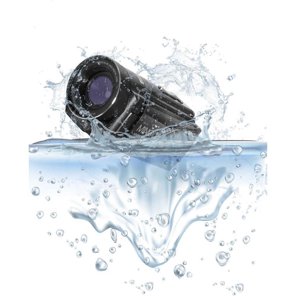 Minolta MN4K300WP UHD 4K Waterproof Camera (Black)