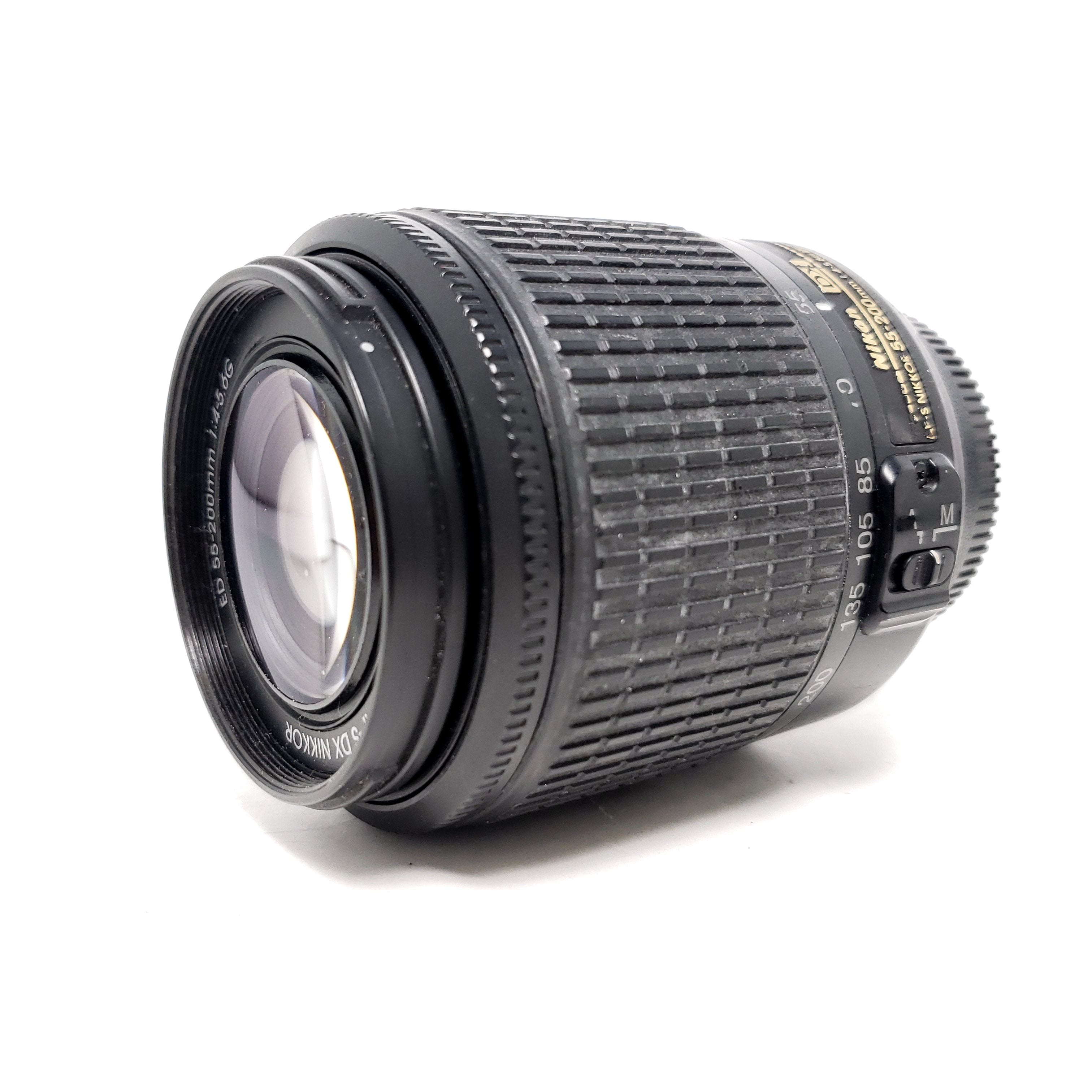 USED Nikon 55-200mm F4-5.6 G ED AF-S DX Lens