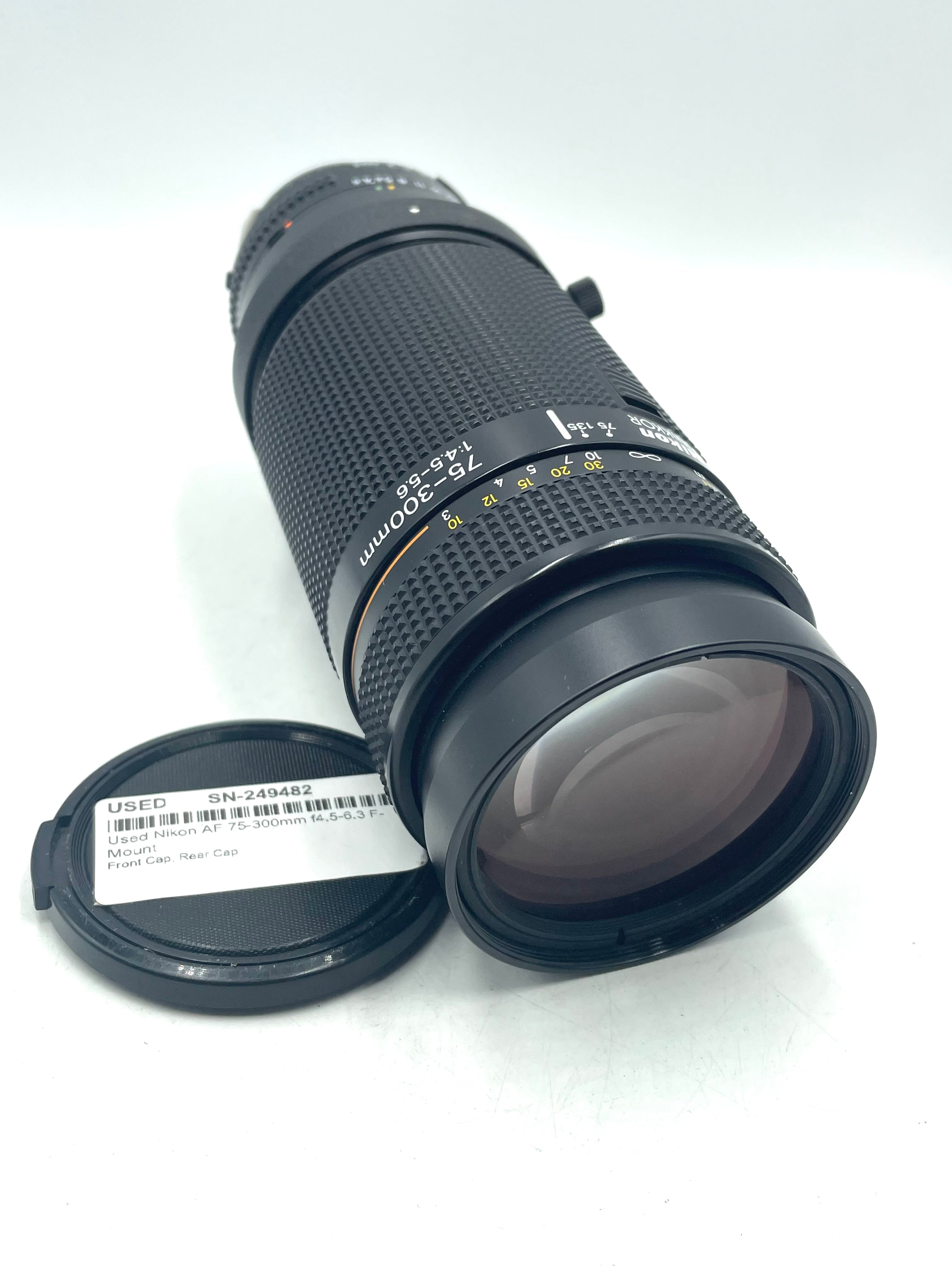 Used Nikon 75-300mm f4.5-6.3 AF (F-Mount)