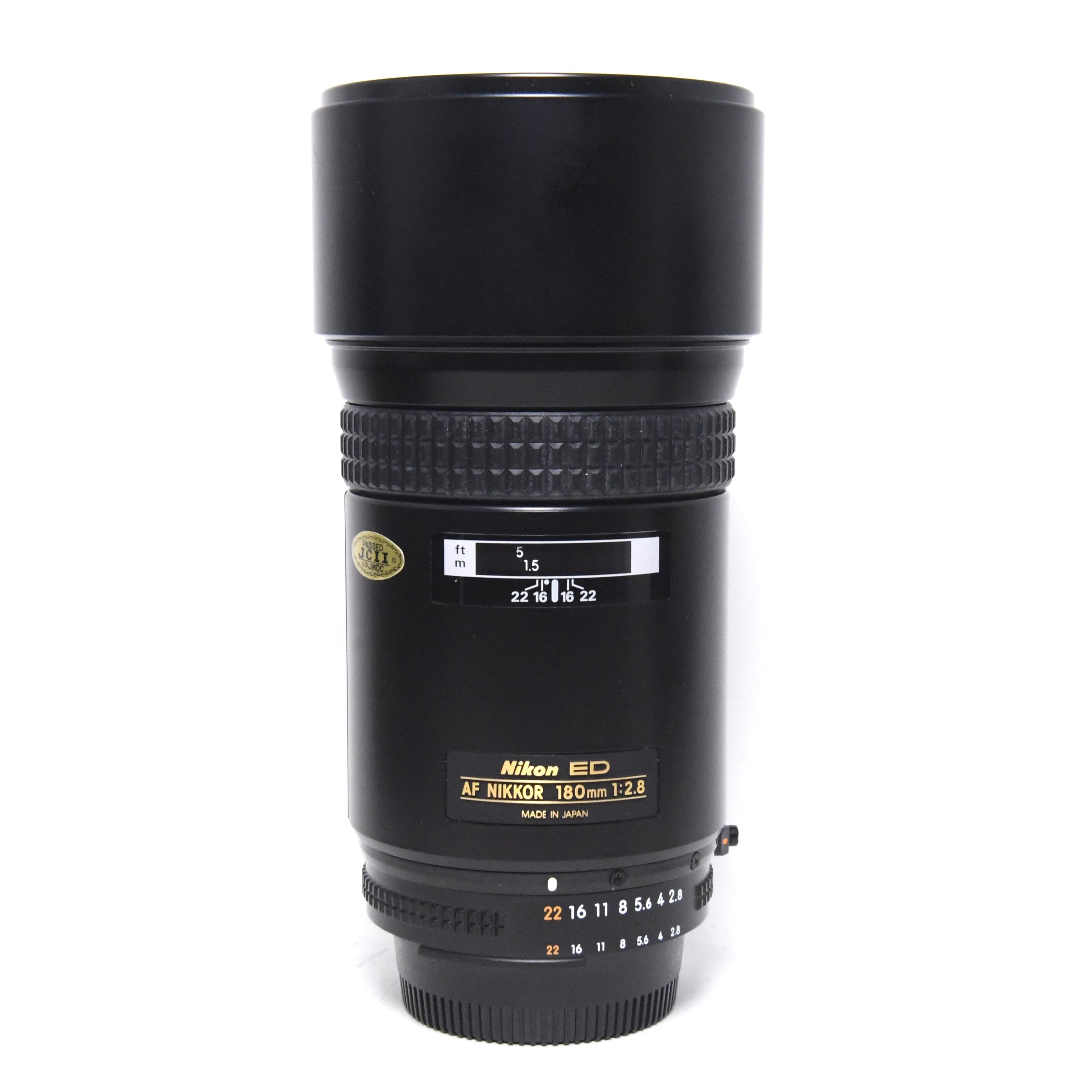 USED Nikon 180mm F2.8D AF ED-IF Lens