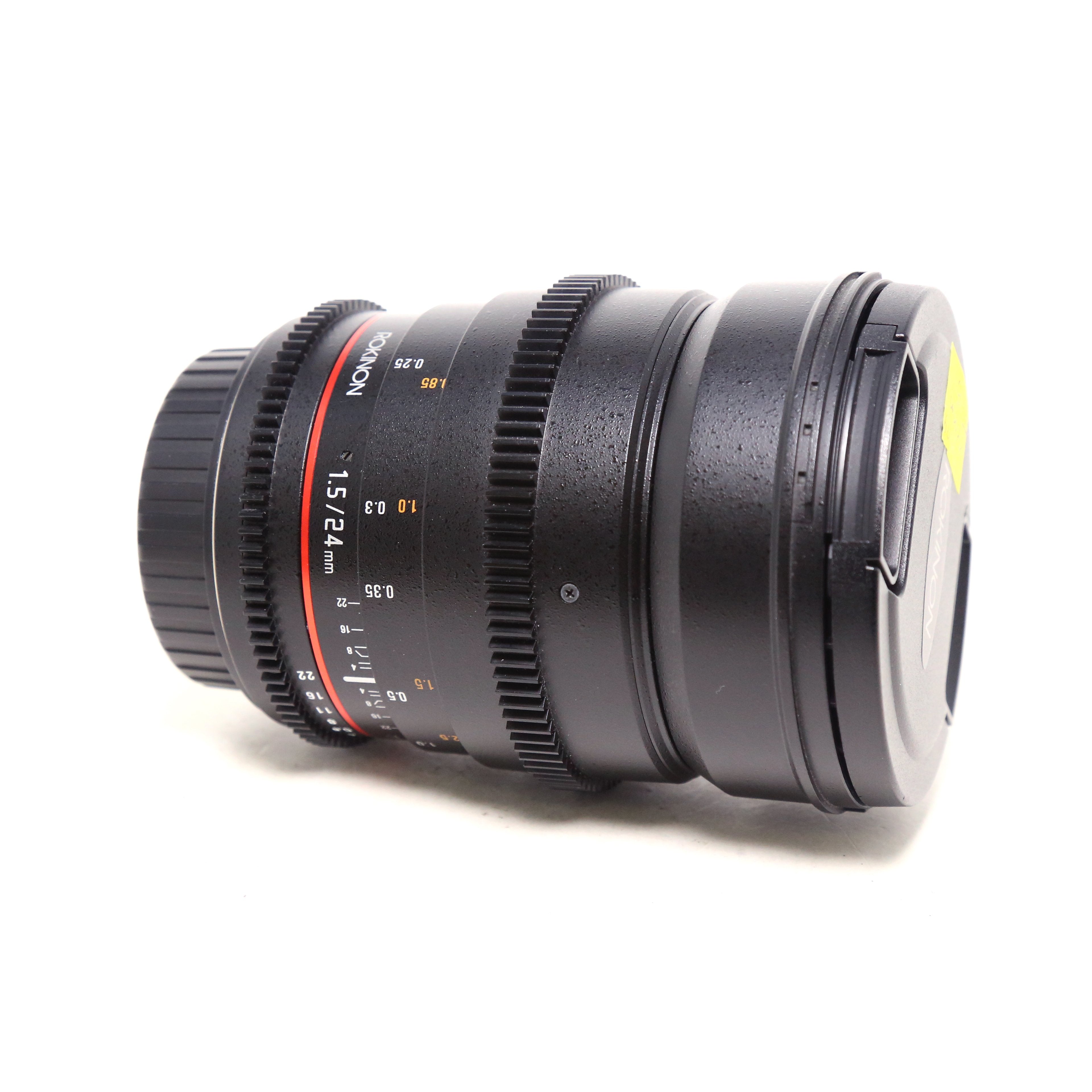 USED Rokinon 24mm T1.5 Cine Wide Angle for Canon EF
