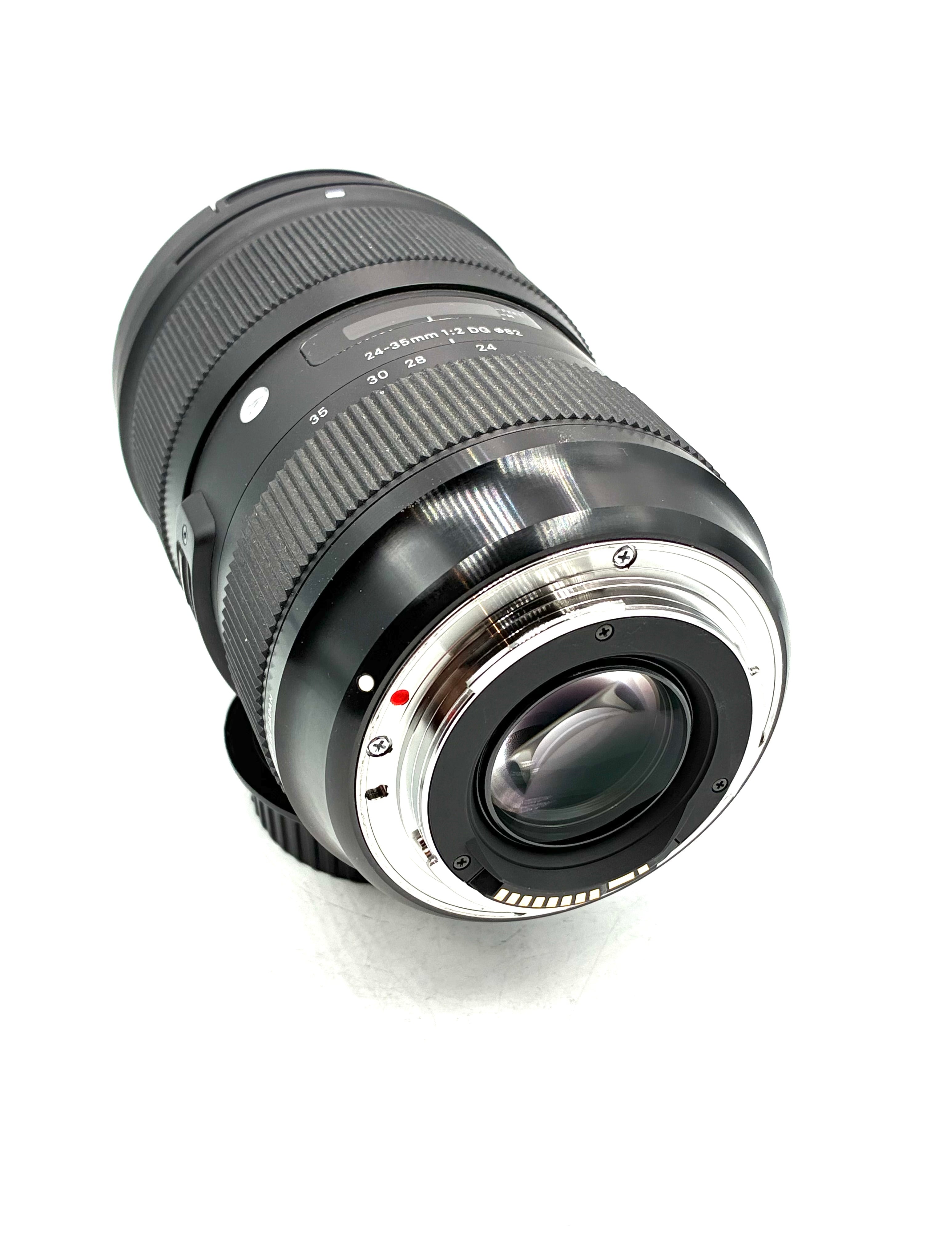 USED Sigma 24-35mm f/2 DG HSM Art Lens for  Canon