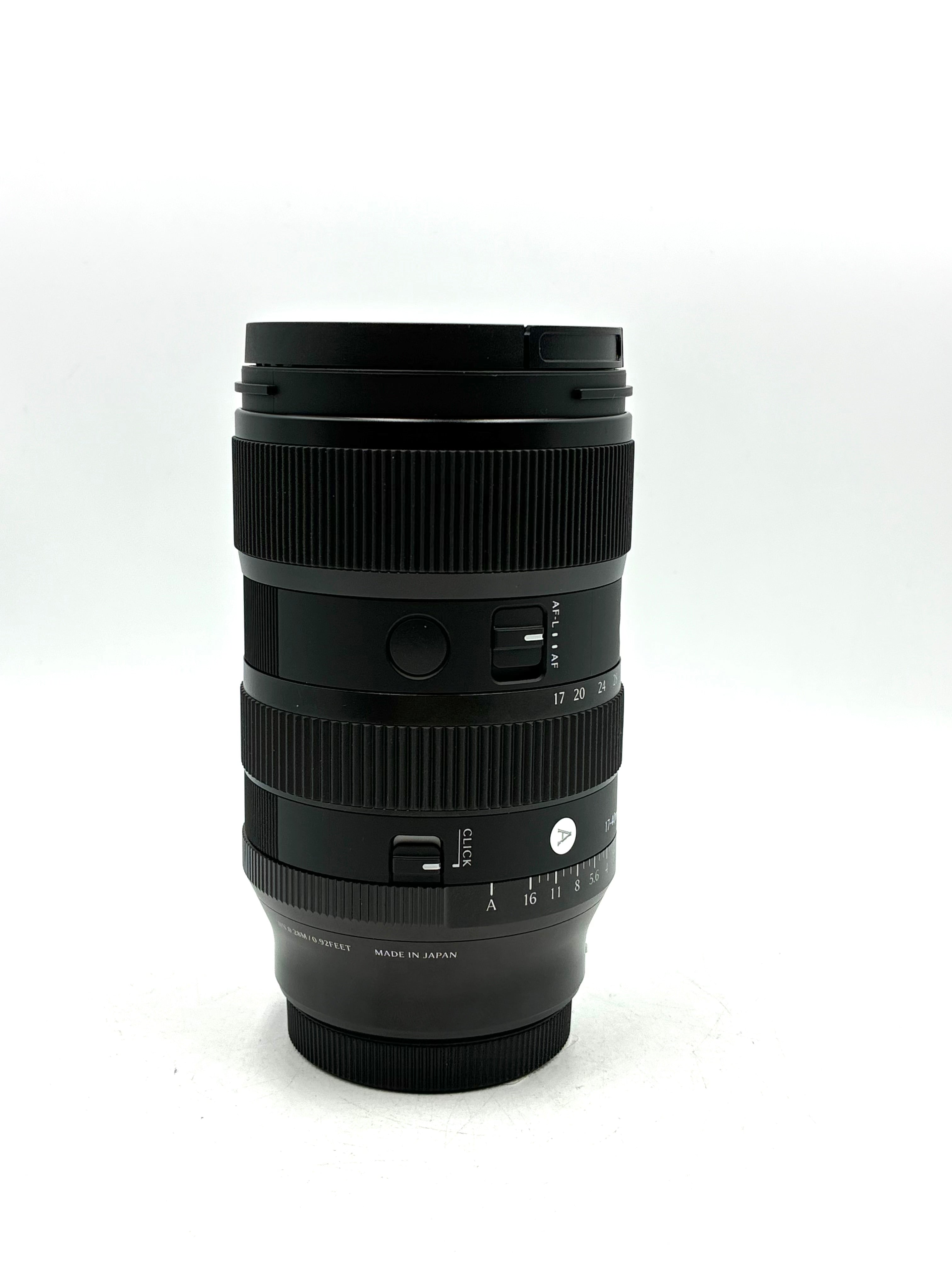 Used Sigma 17-40mm F1.8 DC Art Lens (Fuji X)