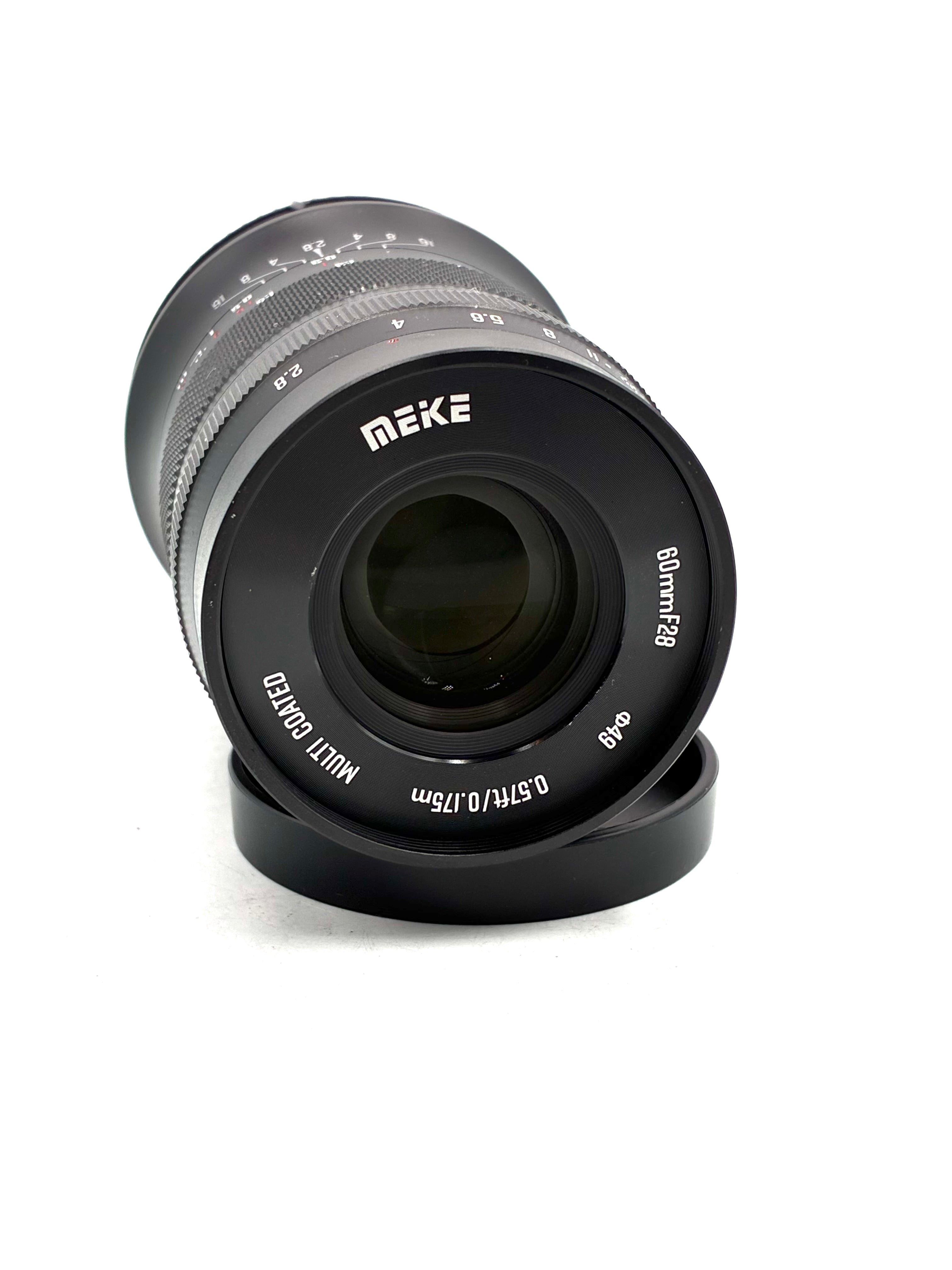 Used Meike 60mm F2.8 MF Lens for Canon EF-M